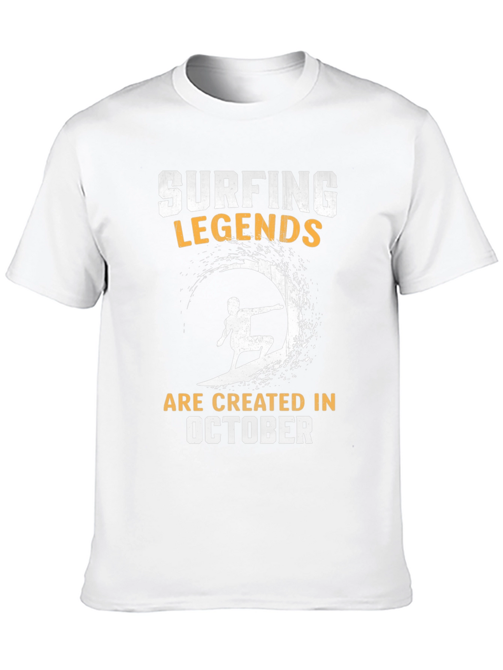 Surfing Legends October Birthday T-Shirt