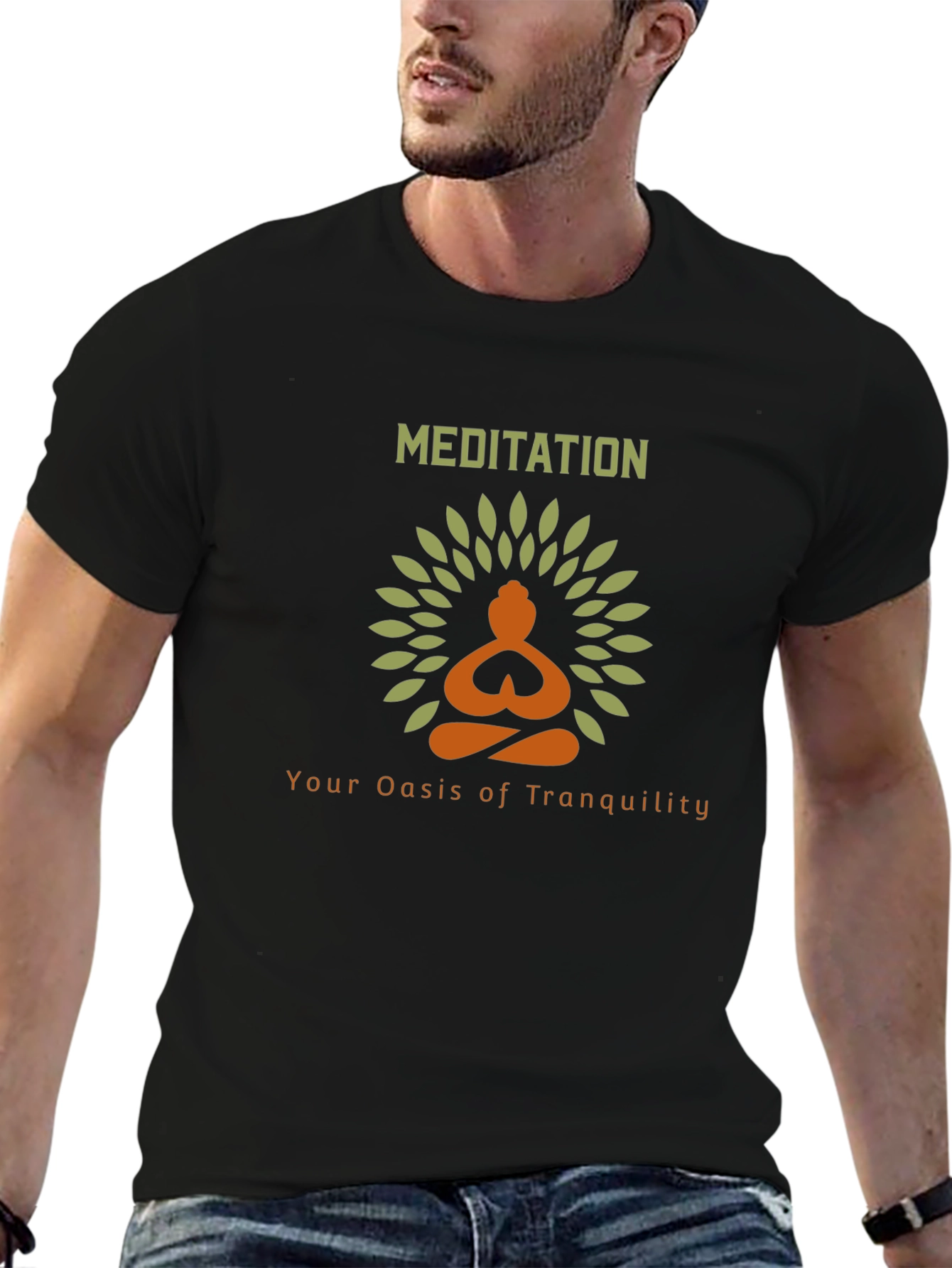 Meditation Oasis T-Shirt - Tranquility Tee