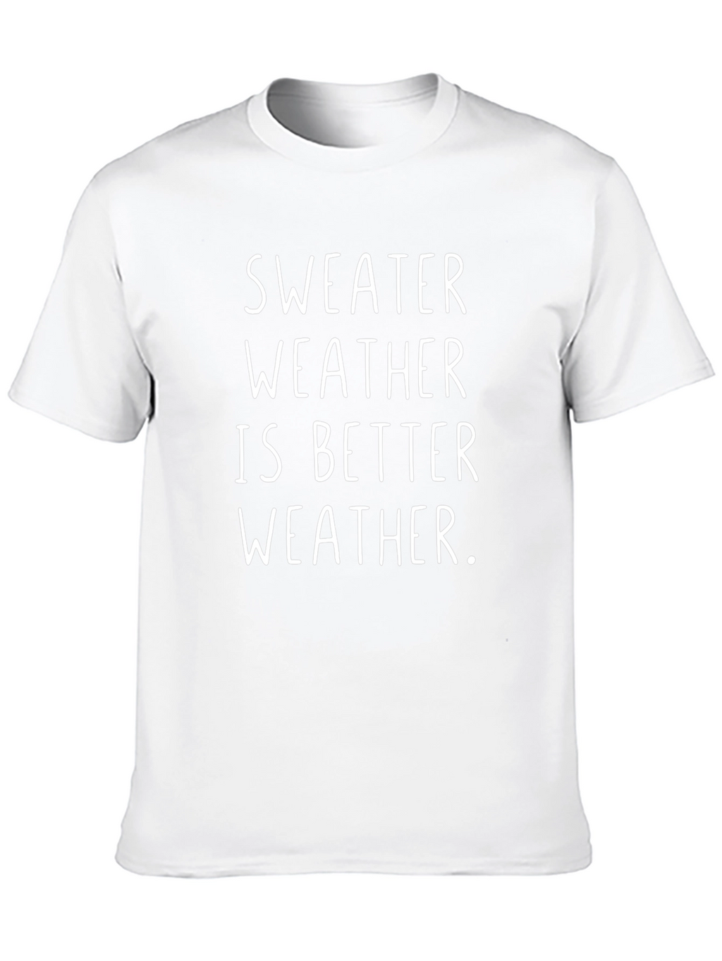 Sweater Weather Graphic Tee - Cozy Comfort
