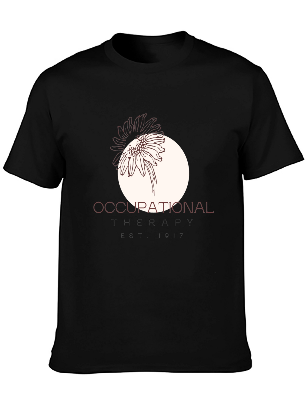 Occupational Therapy Est. 1917 Black T-Shirt