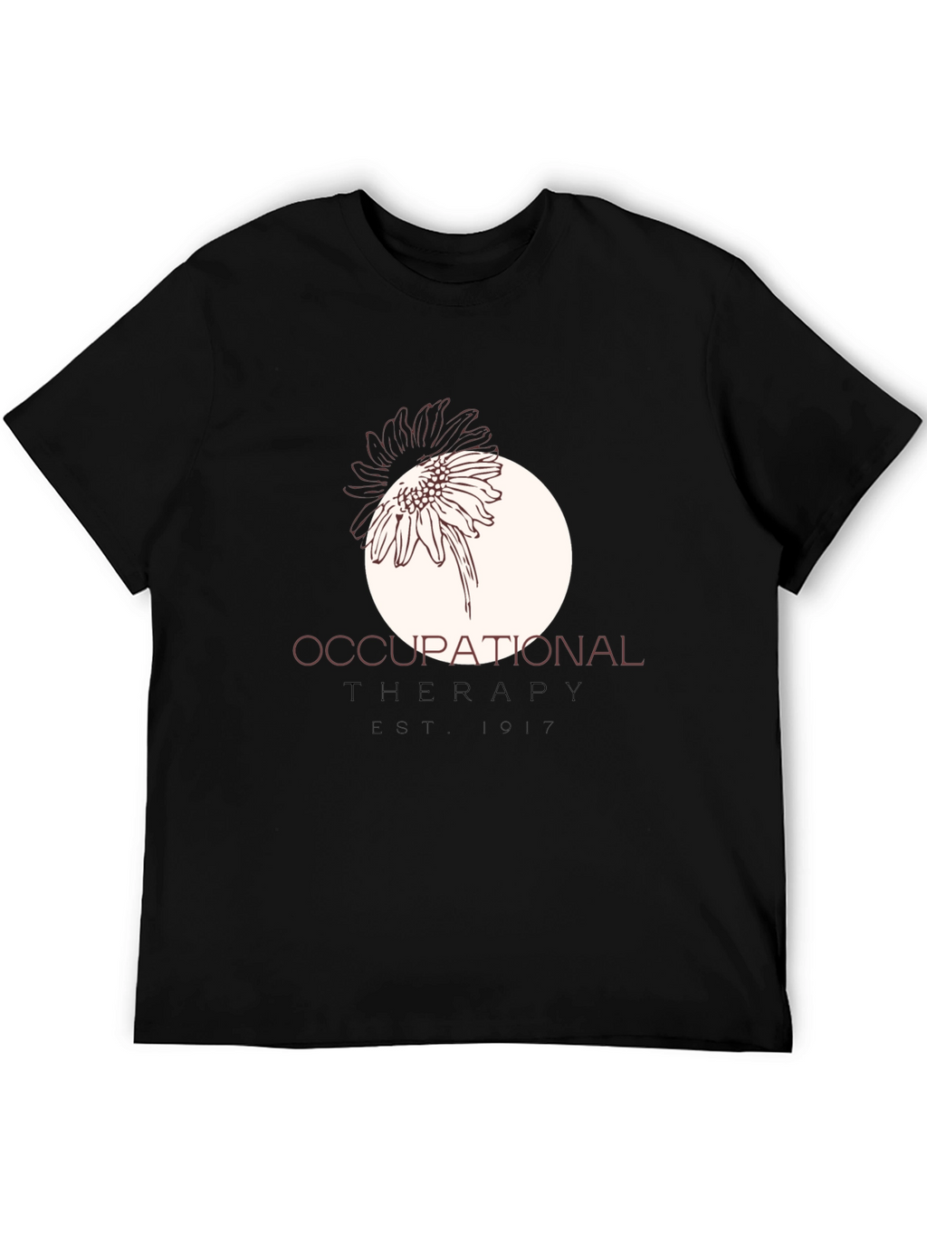 Occupational Therapy Est. 1917 Black T-Shirt