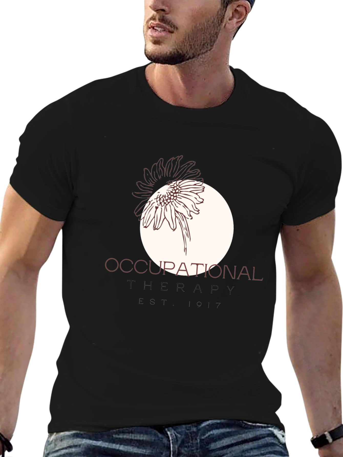 Occupational Therapy Est. 1917 Black T-Shirt