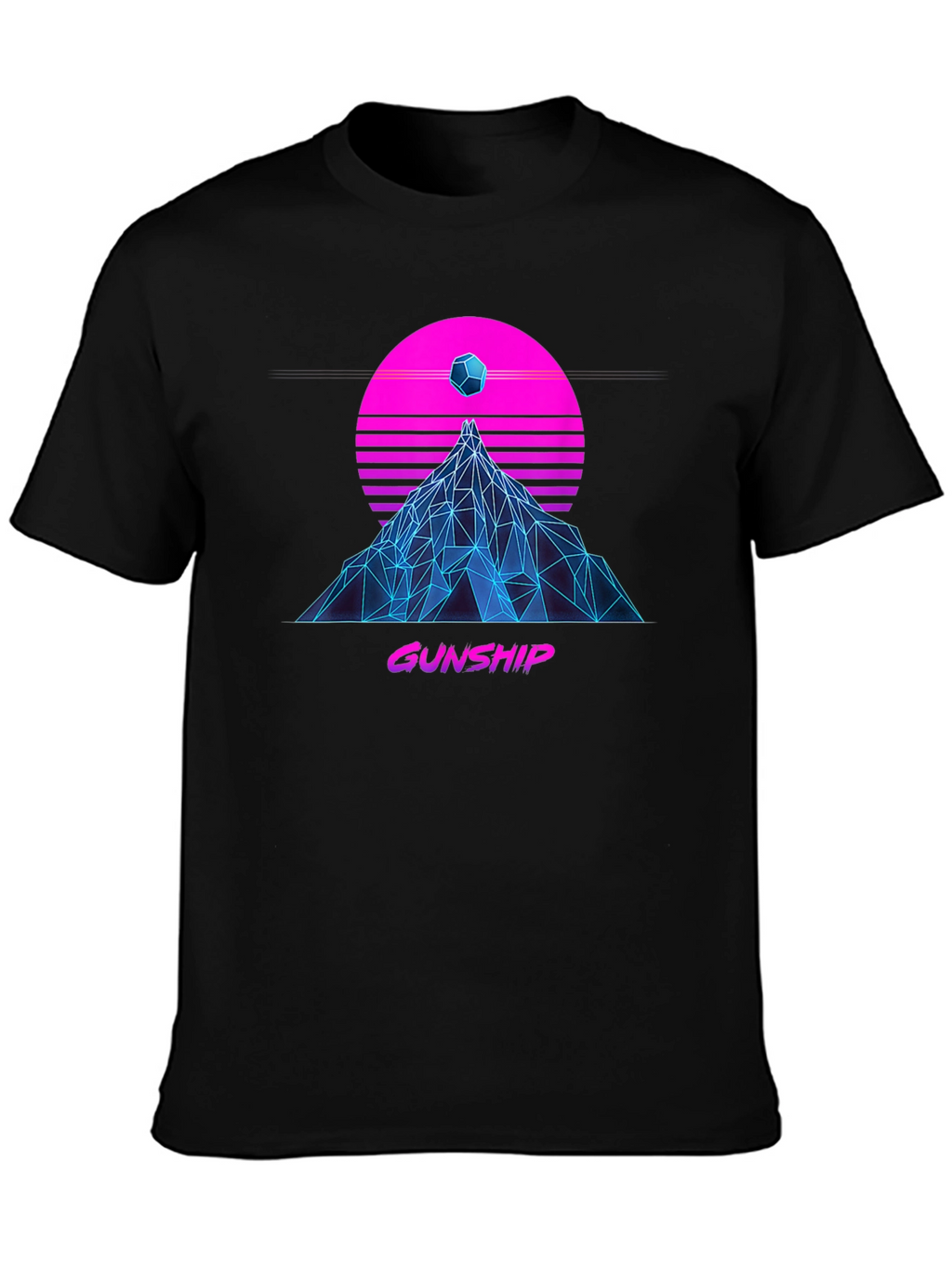 Gunship Synthwave T-Shirt