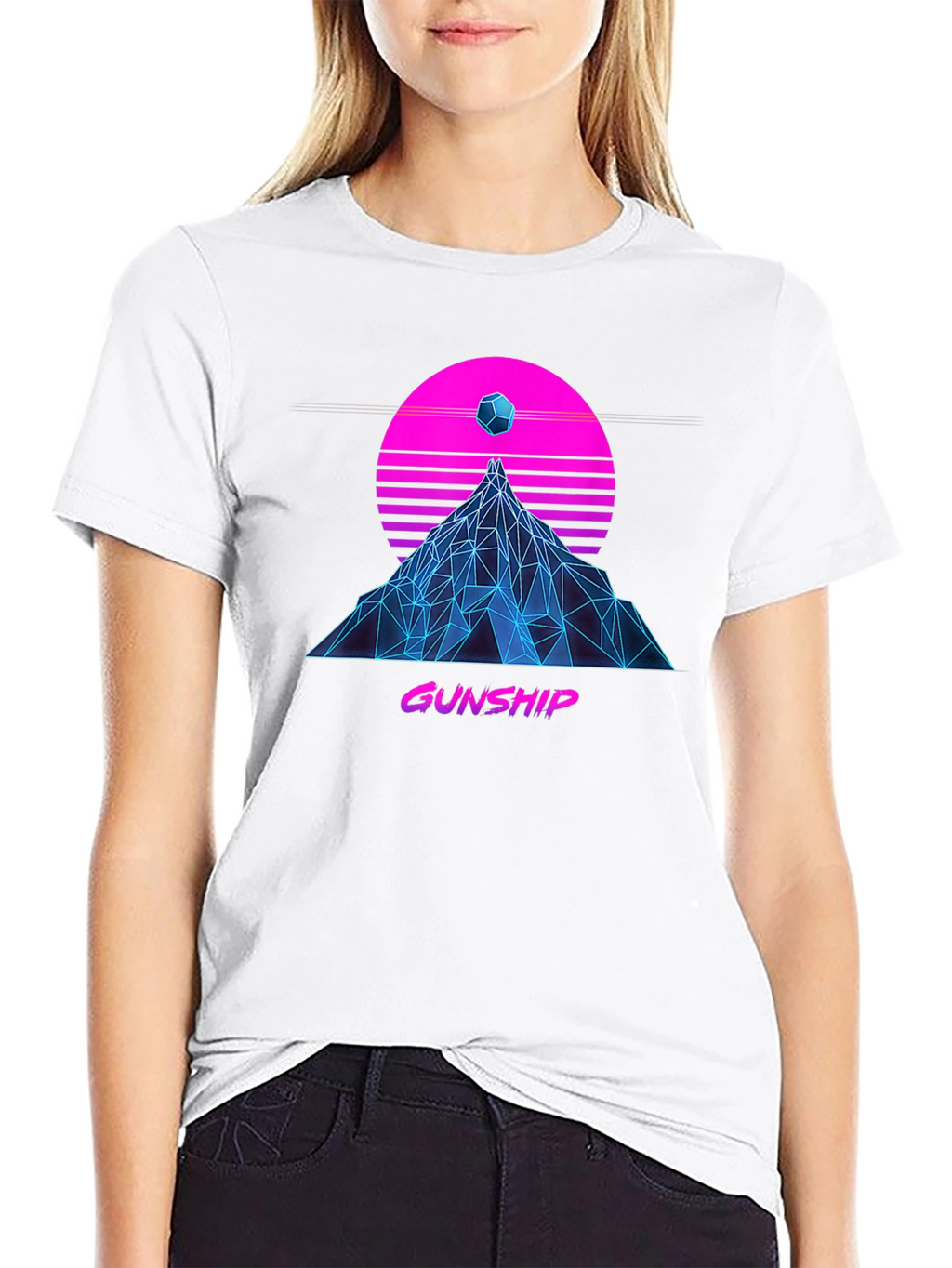 Gunship Synthwave T-Shirt