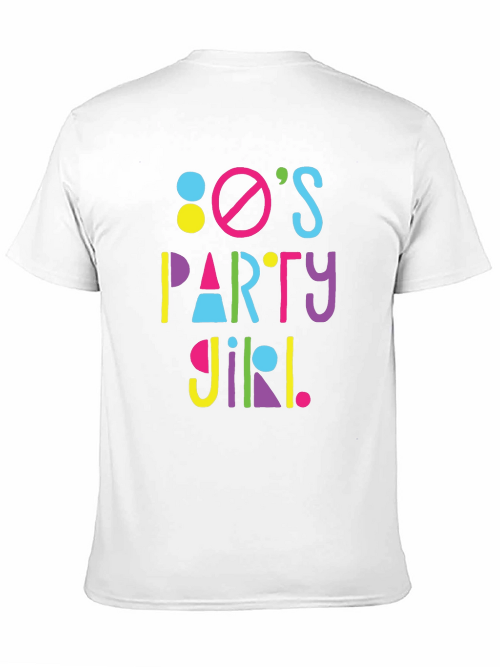 80s Party Girl Graphic T-Shirt - Retro Fun!