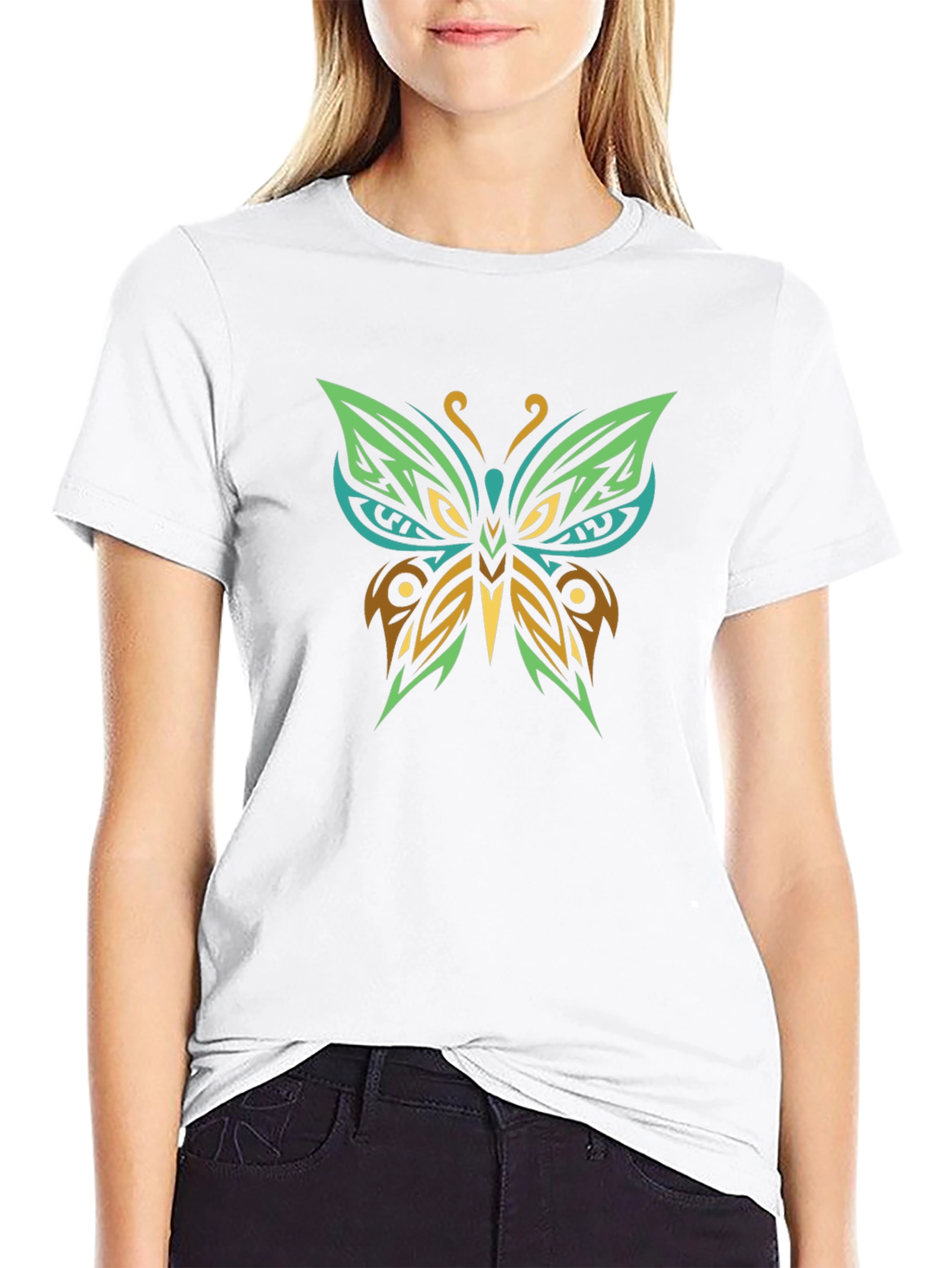 Tribal Butterfly Graphic Tee