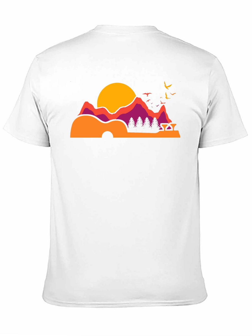 Guitar Mountainscape Graphic Tee