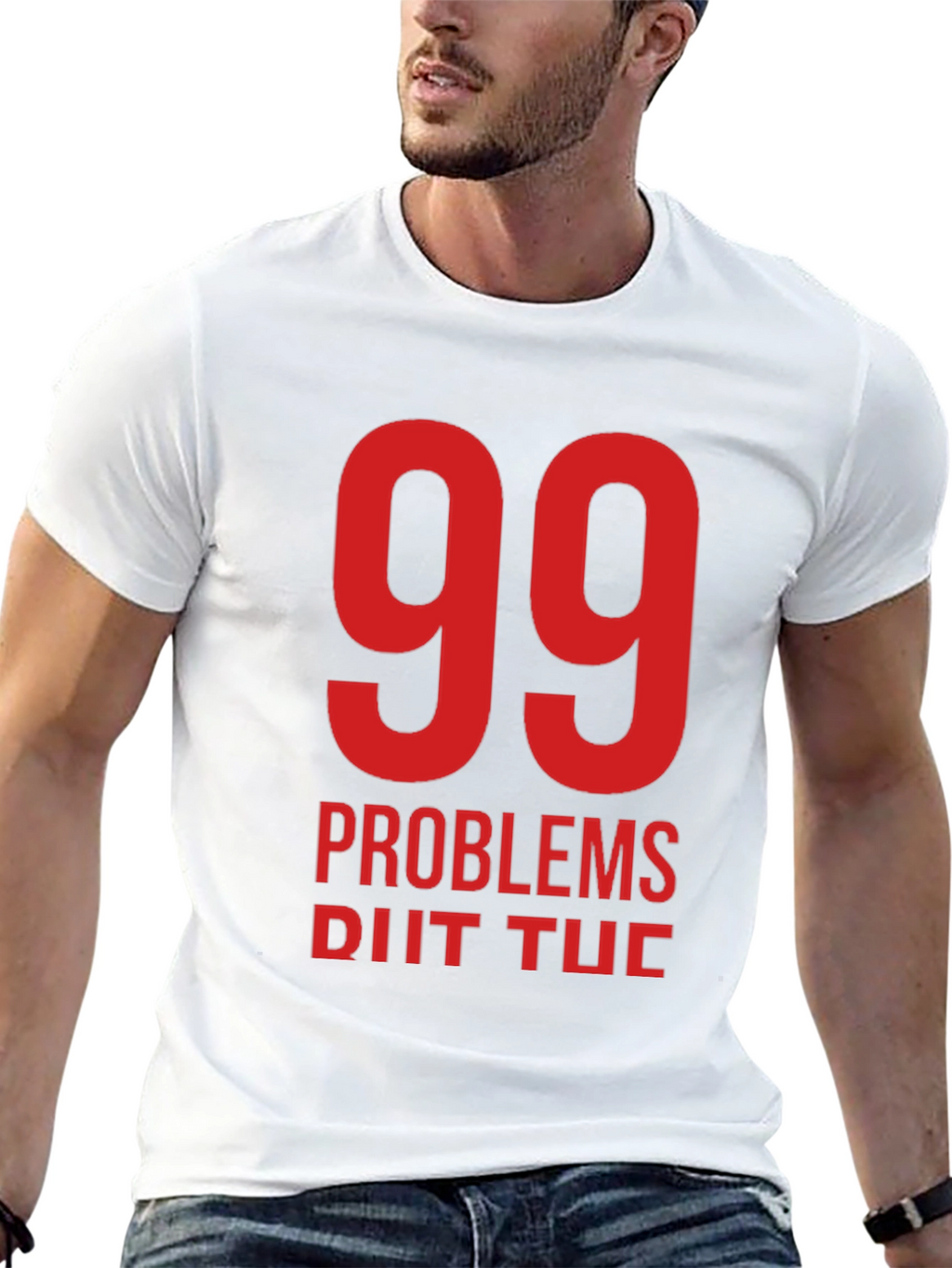 99 Problems T-Shirt - Black Crew Neck Tee