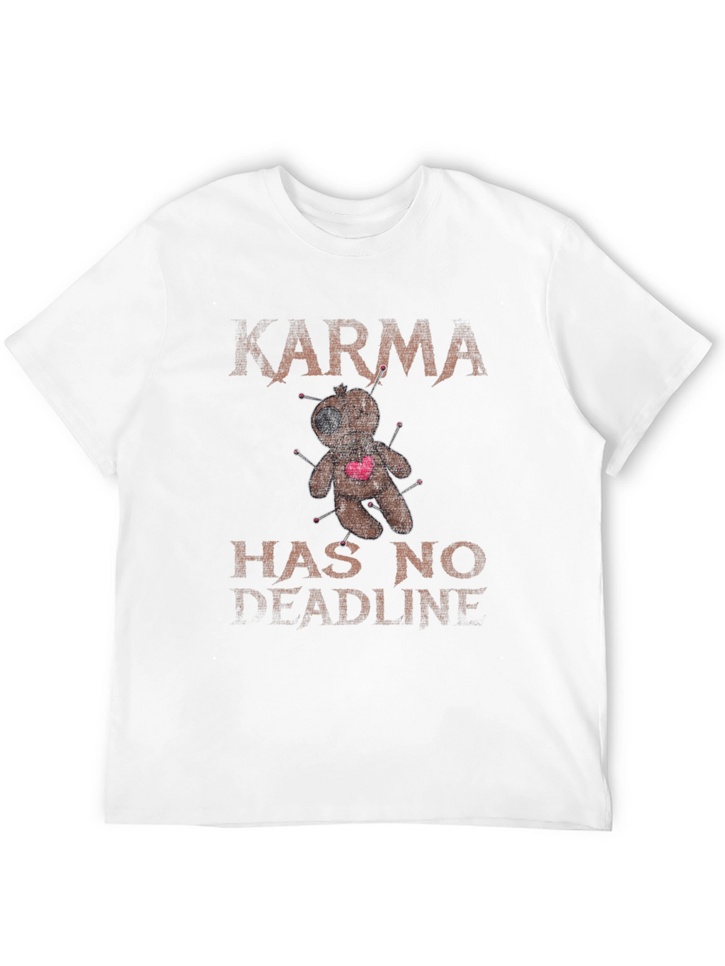 Karma Has No Deadline Voodoo Doll T-Shirt