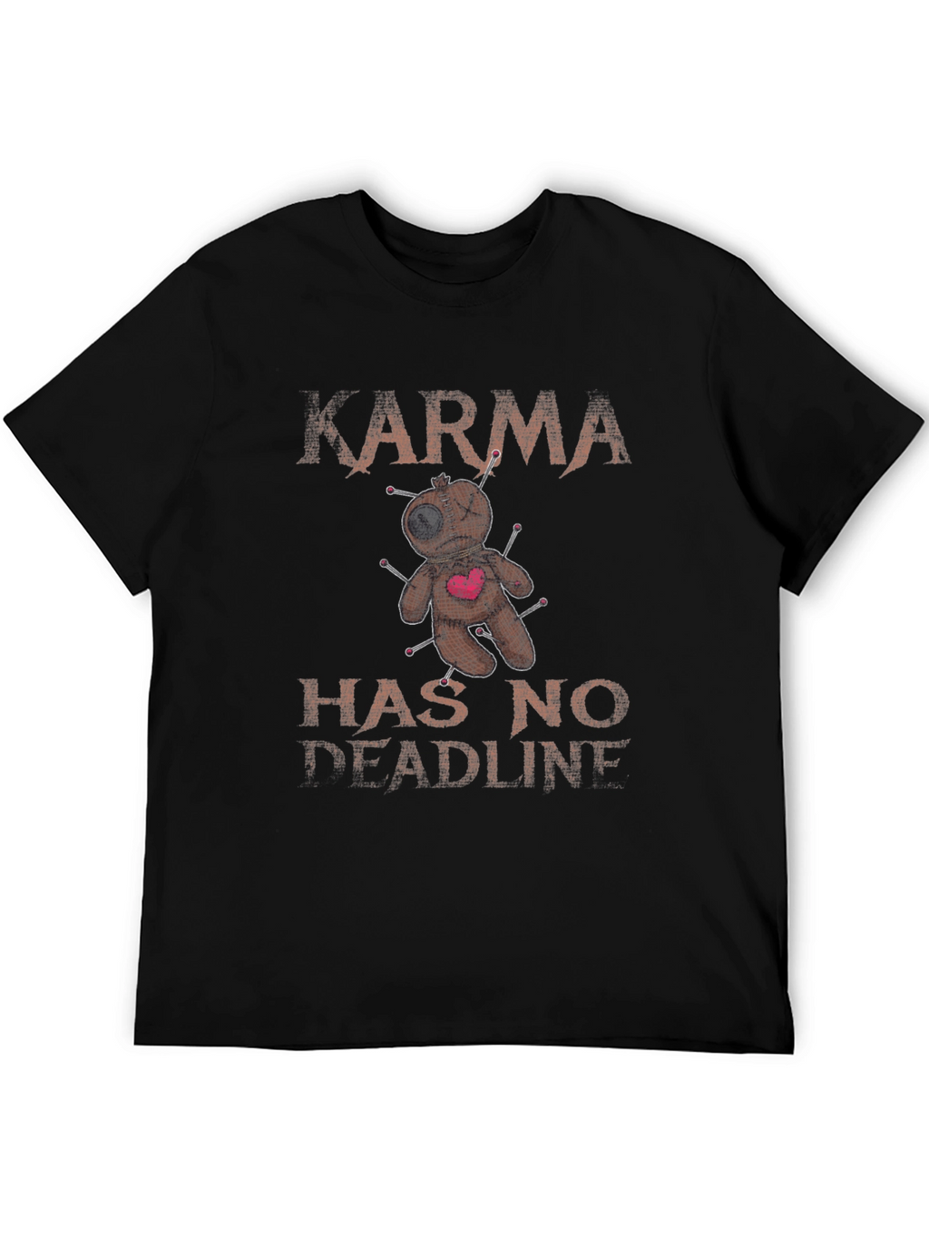 Karma Has No Deadline Voodoo Doll T-Shirt