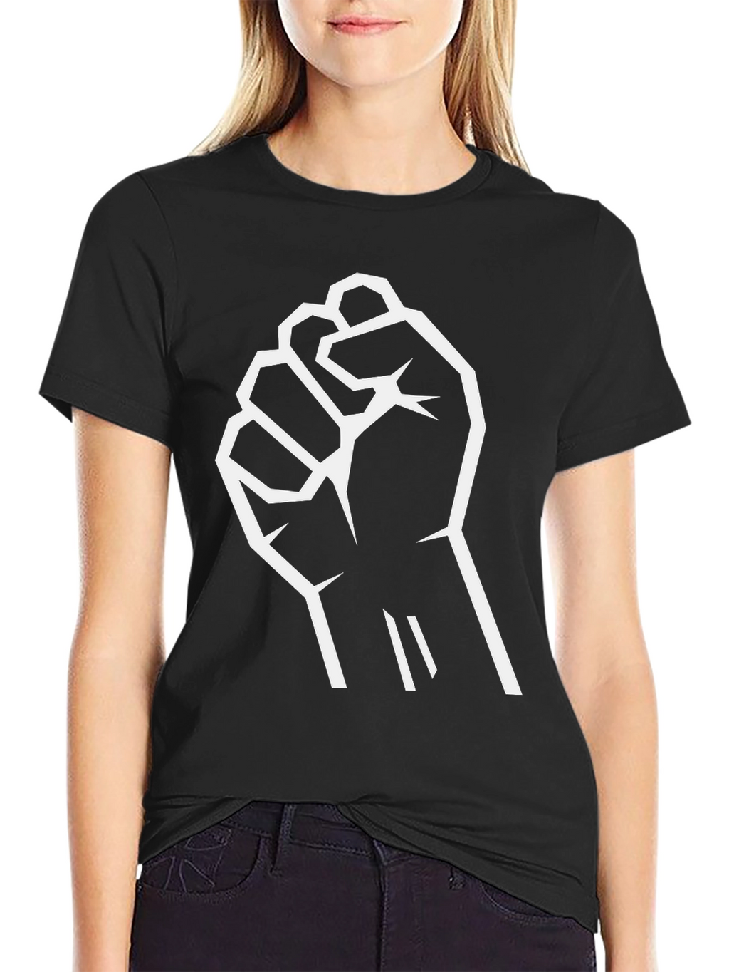 Black Power Fist Graphic T-Shirt