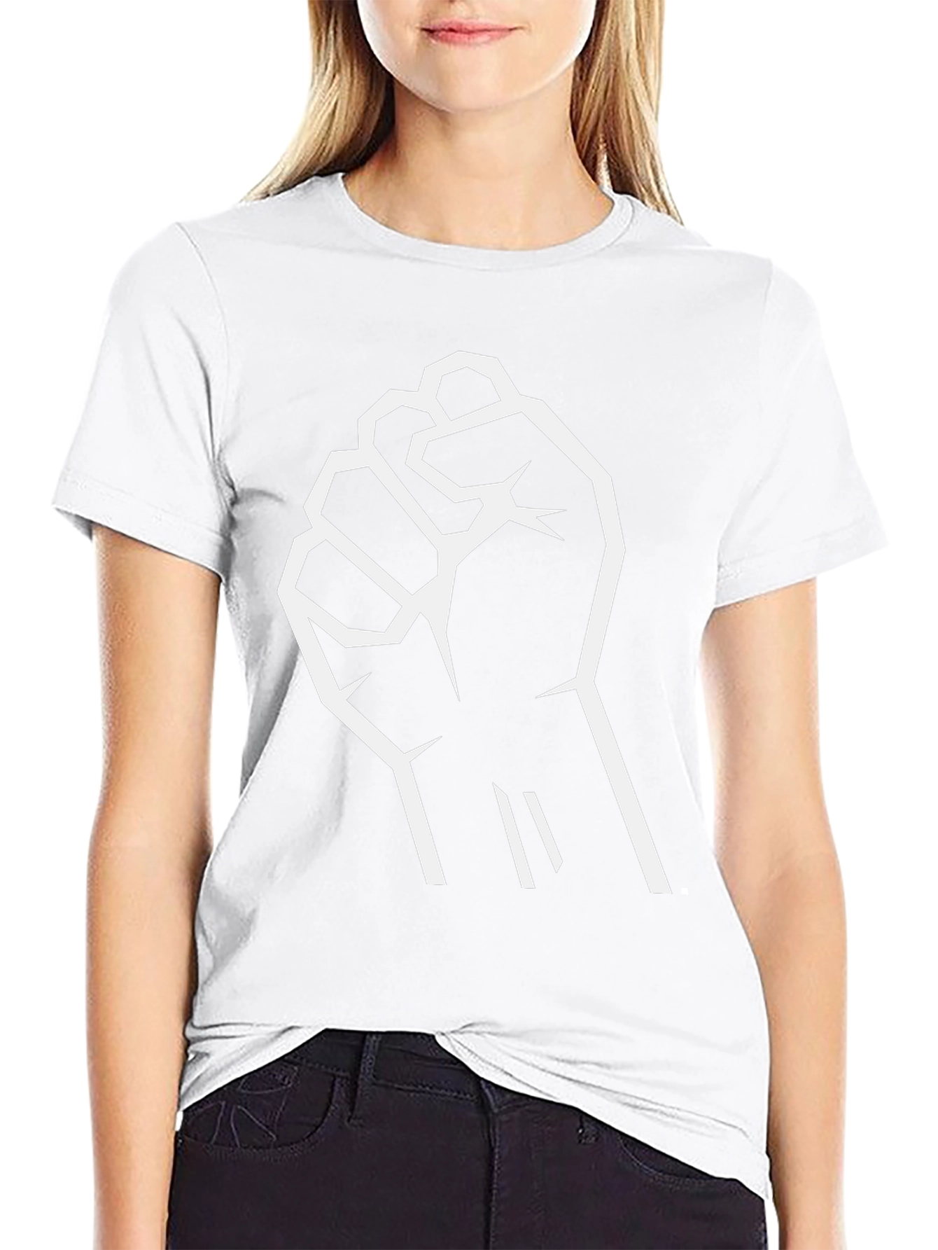 Black Power Fist Graphic T-Shirt