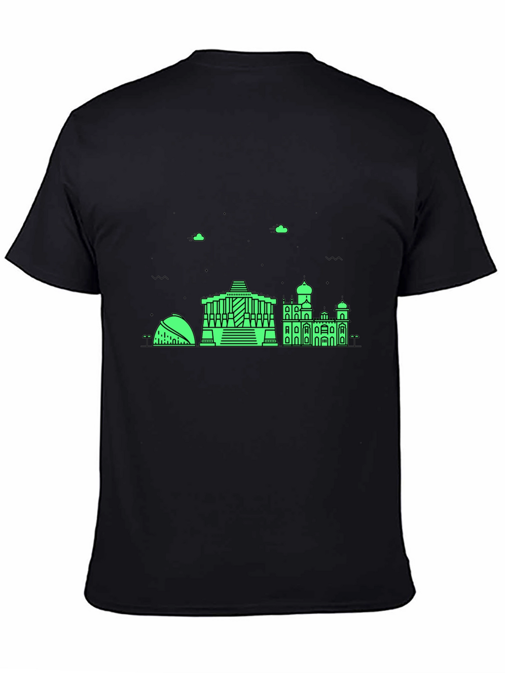 Modern Architecture Graphic Tee - Black