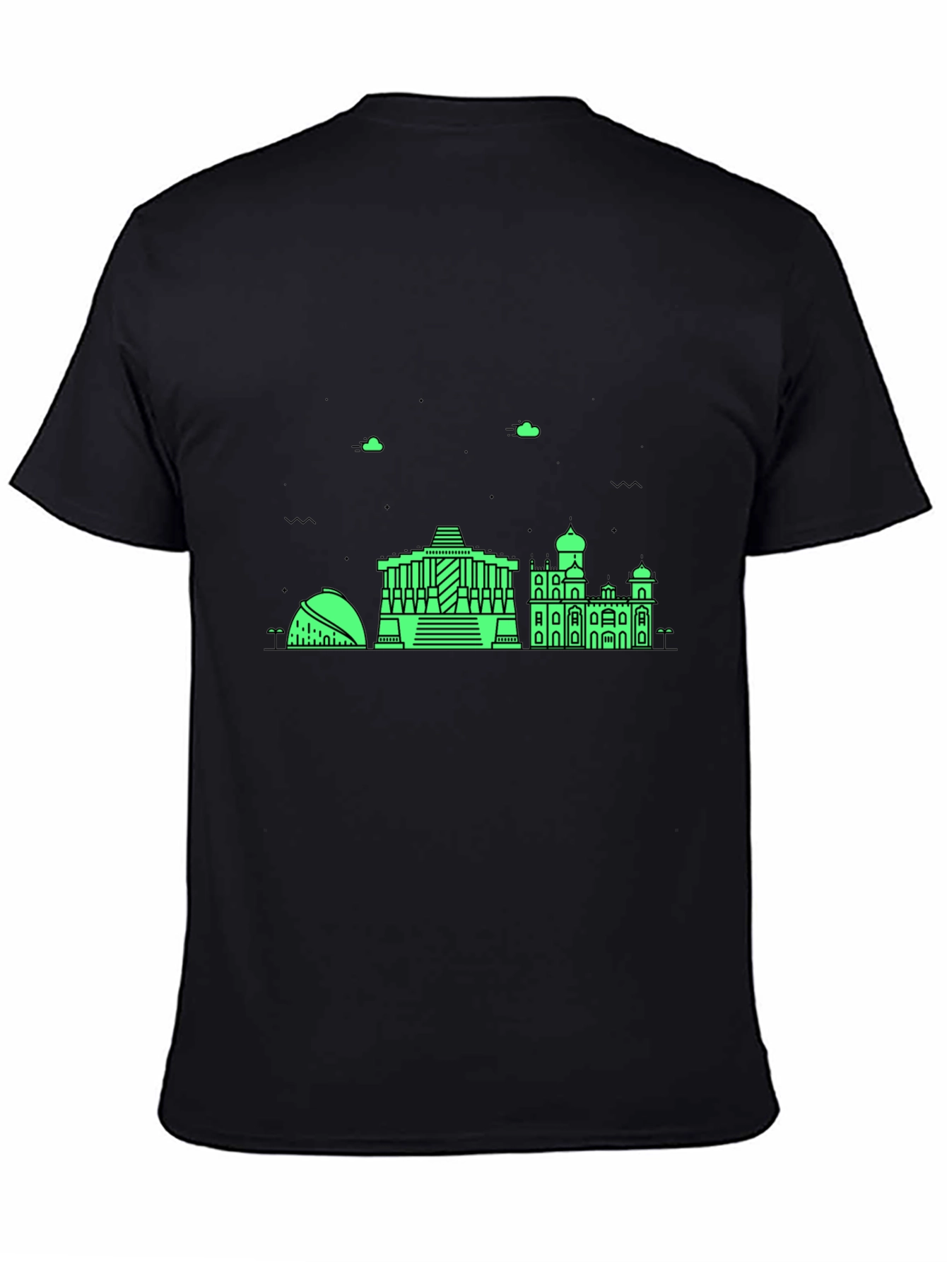 Modern Architecture Graphic Tee - Black
