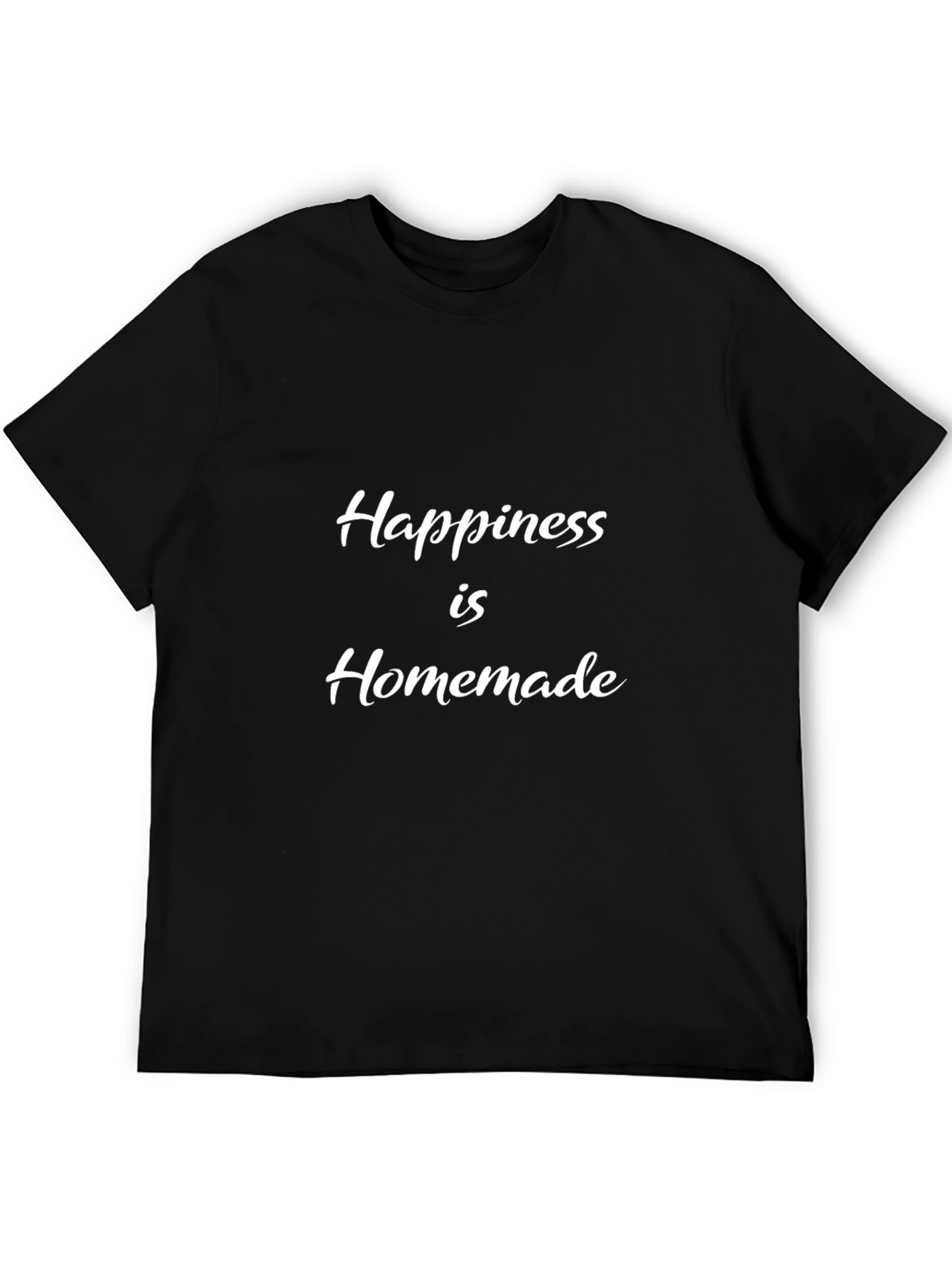 Happiness is Homemade Black T-Shirt