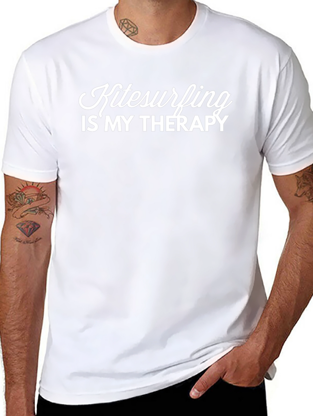 Kitesurfing Therapy T-Shirt - Black
