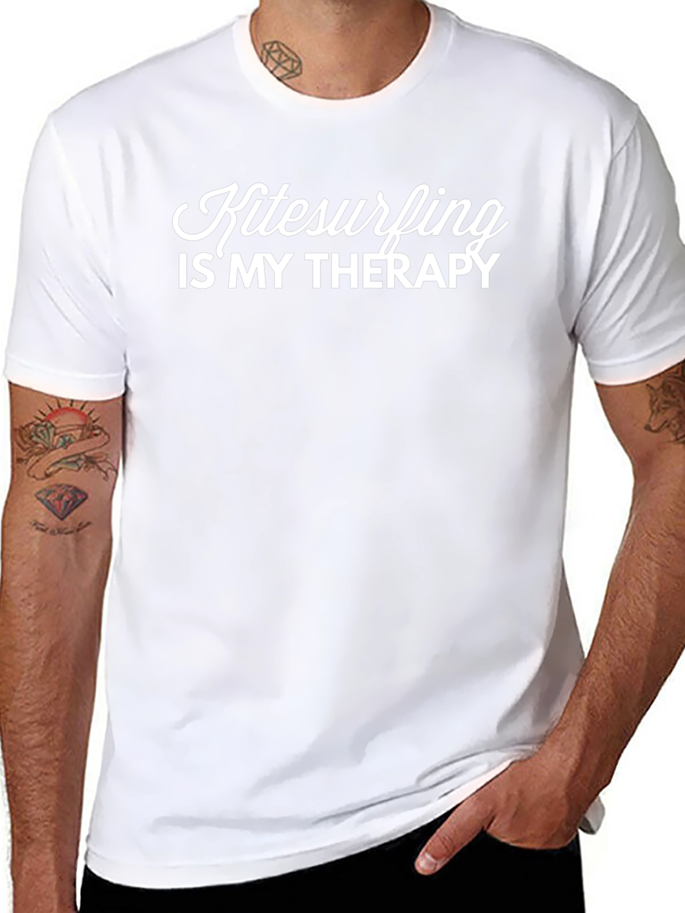 Kitesurfing Therapy T-Shirt - Black