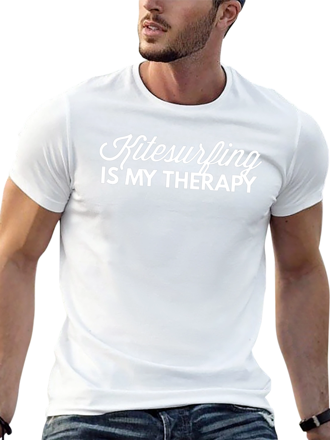 Kitesurfing Therapy T-Shirt - Black
