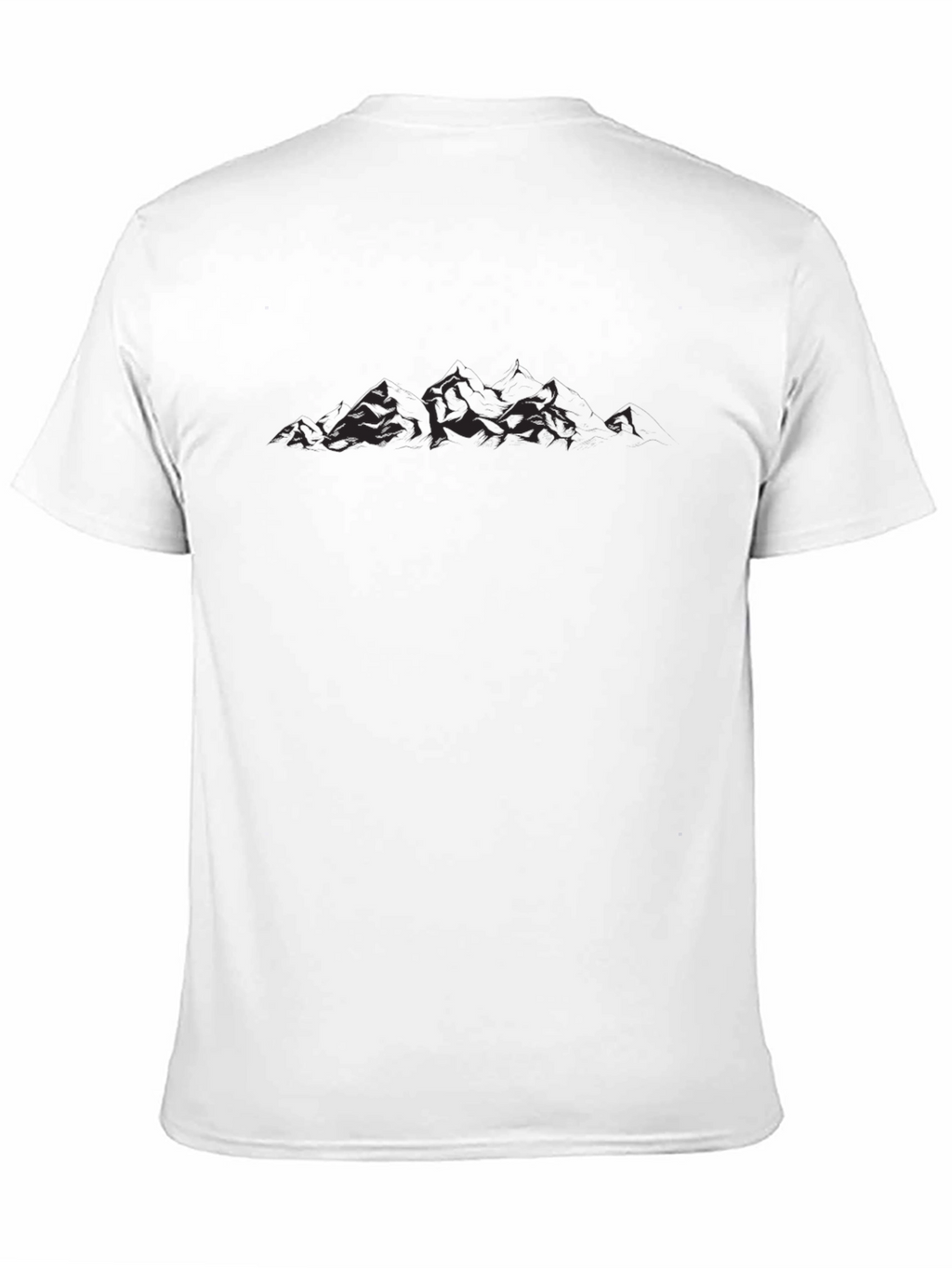 Mens Black Graphic Tee - Nature Design