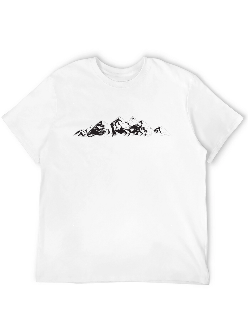 Mens Black Graphic Tee - Nature Design