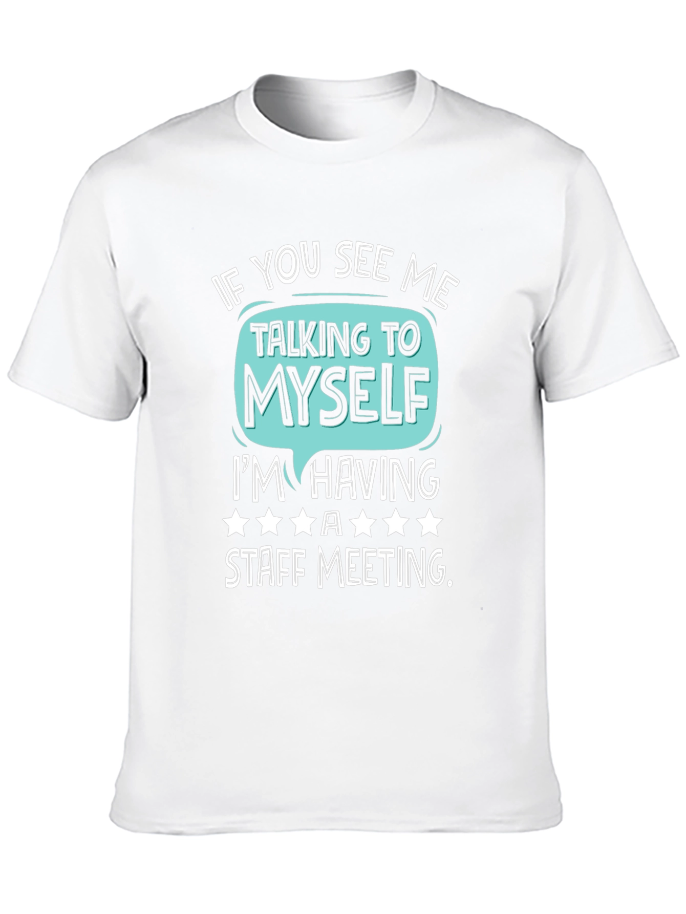 Staff Meeting T-Shirt Funny Introvert Tee