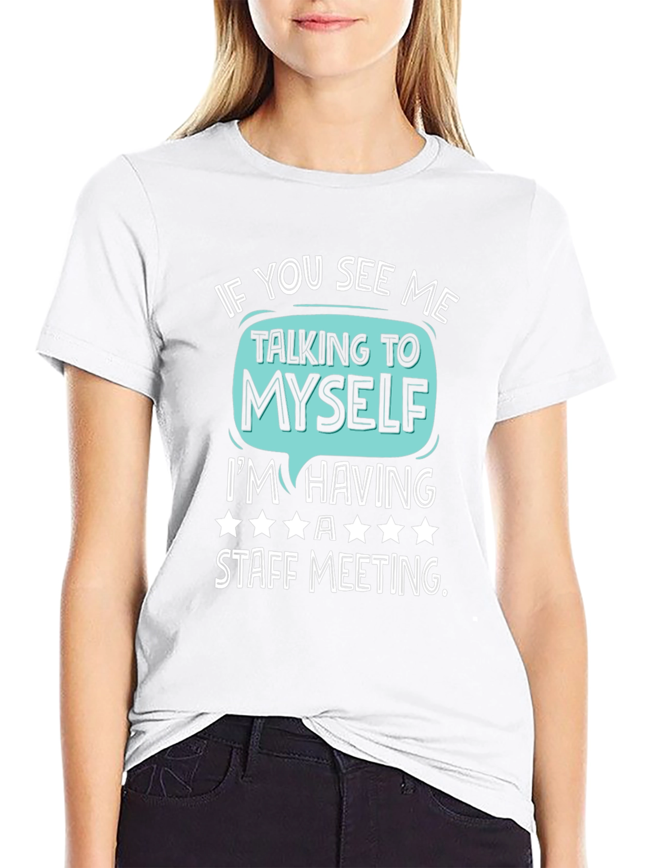 Staff Meeting T-Shirt Funny Introvert Tee