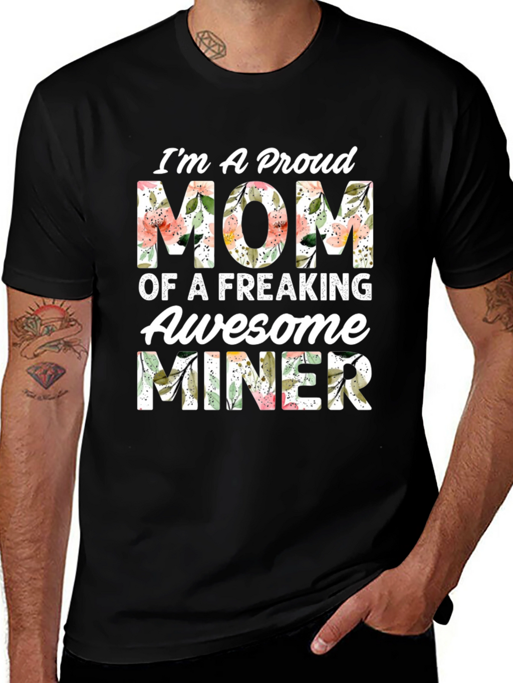 Proud Mom of an Awesome Miner T-Shirt