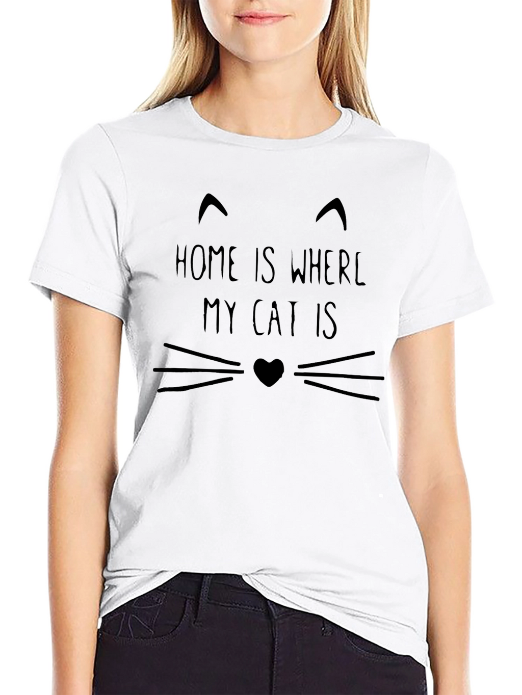 Home Is Where My Cat Is T-Shirt