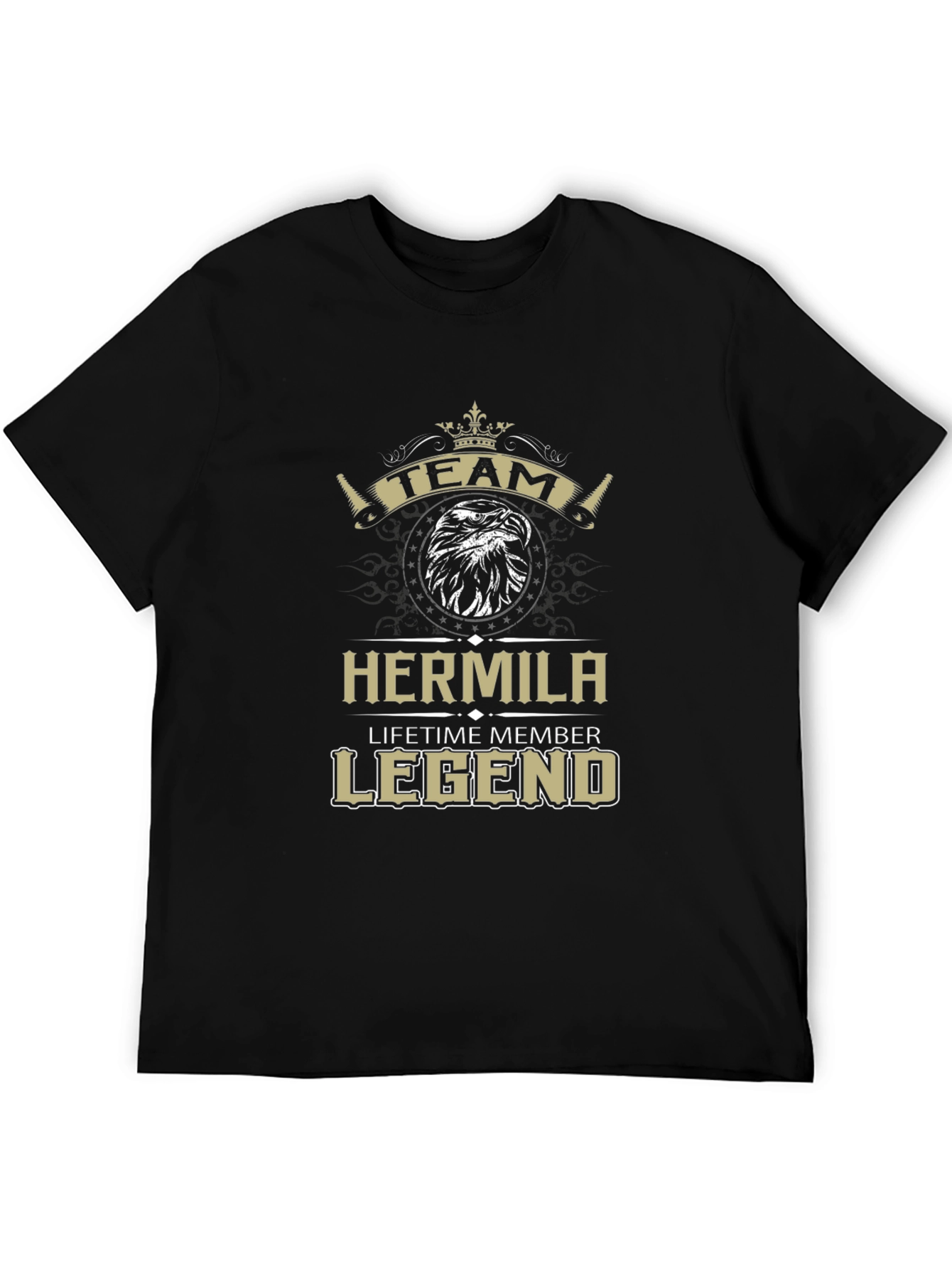 Hermila Team Legend Black Graphic Tee