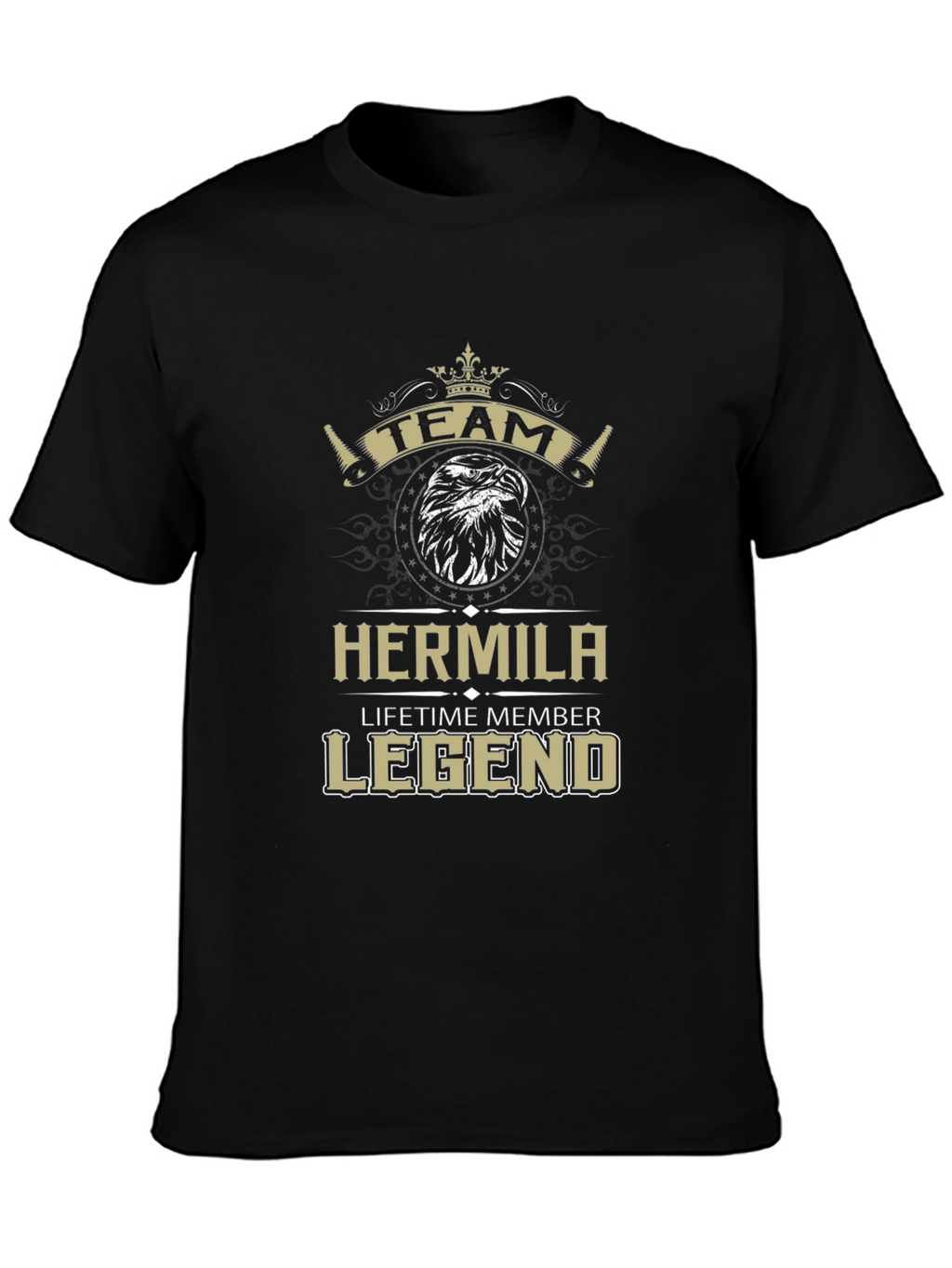 Hermila Team Legend Black Graphic Tee