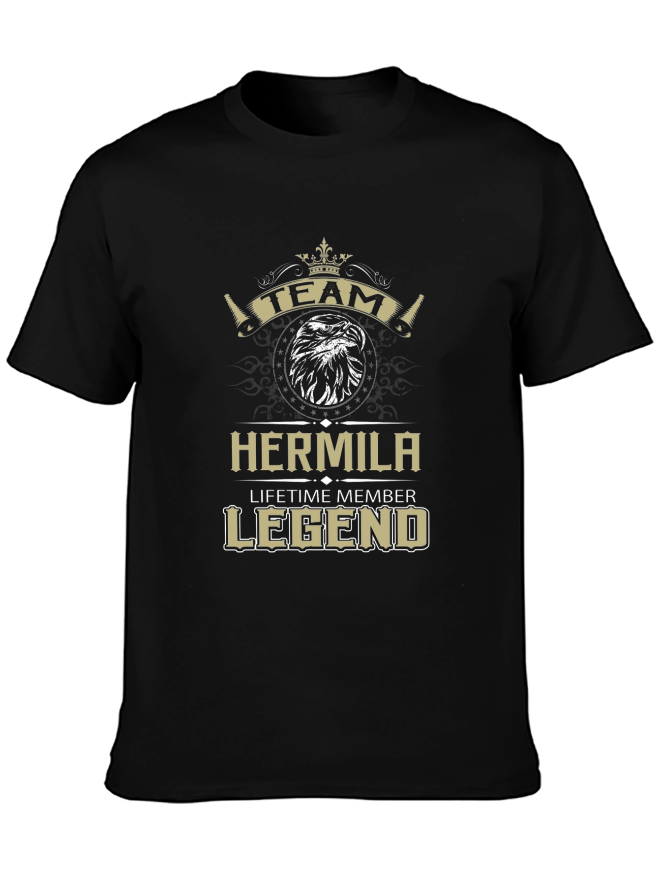 Hermila Team Legend Black Graphic Tee
