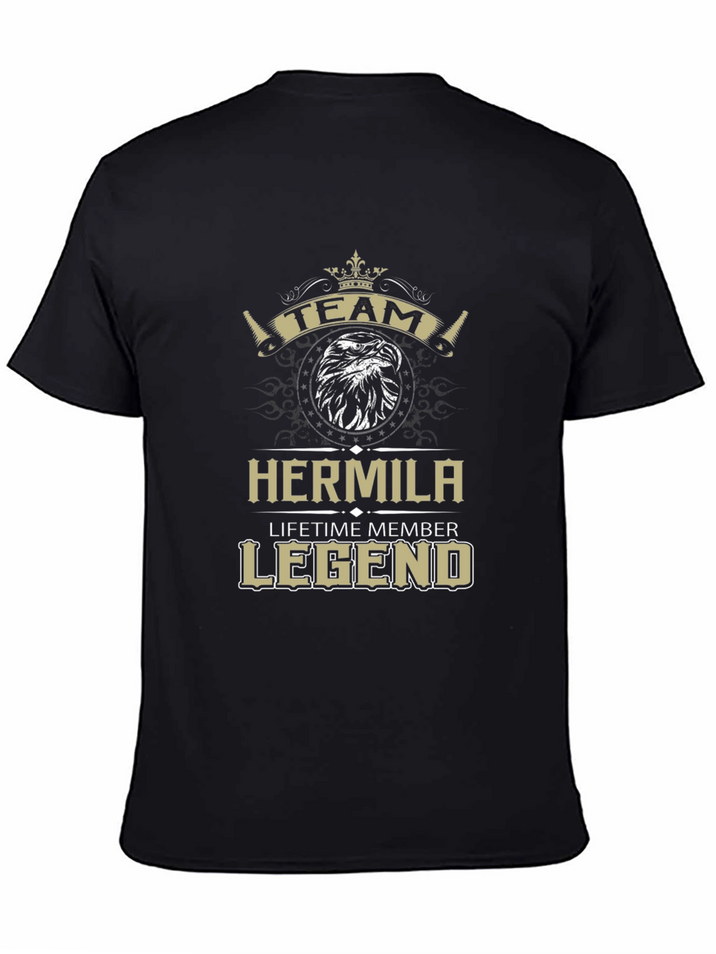 Hermila Team Legend Black Graphic Tee