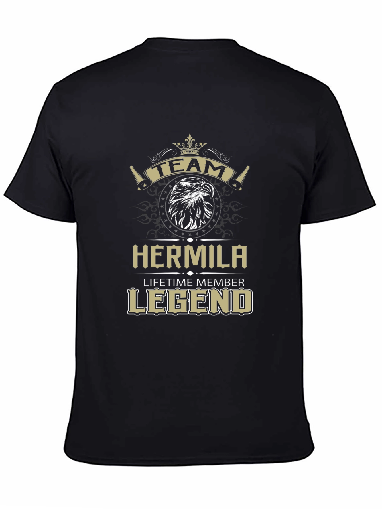 Hermila Team Legend Black Graphic Tee
