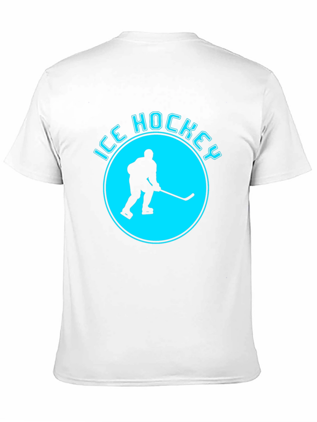 Ice Hockey Graphic T-Shirt - Black