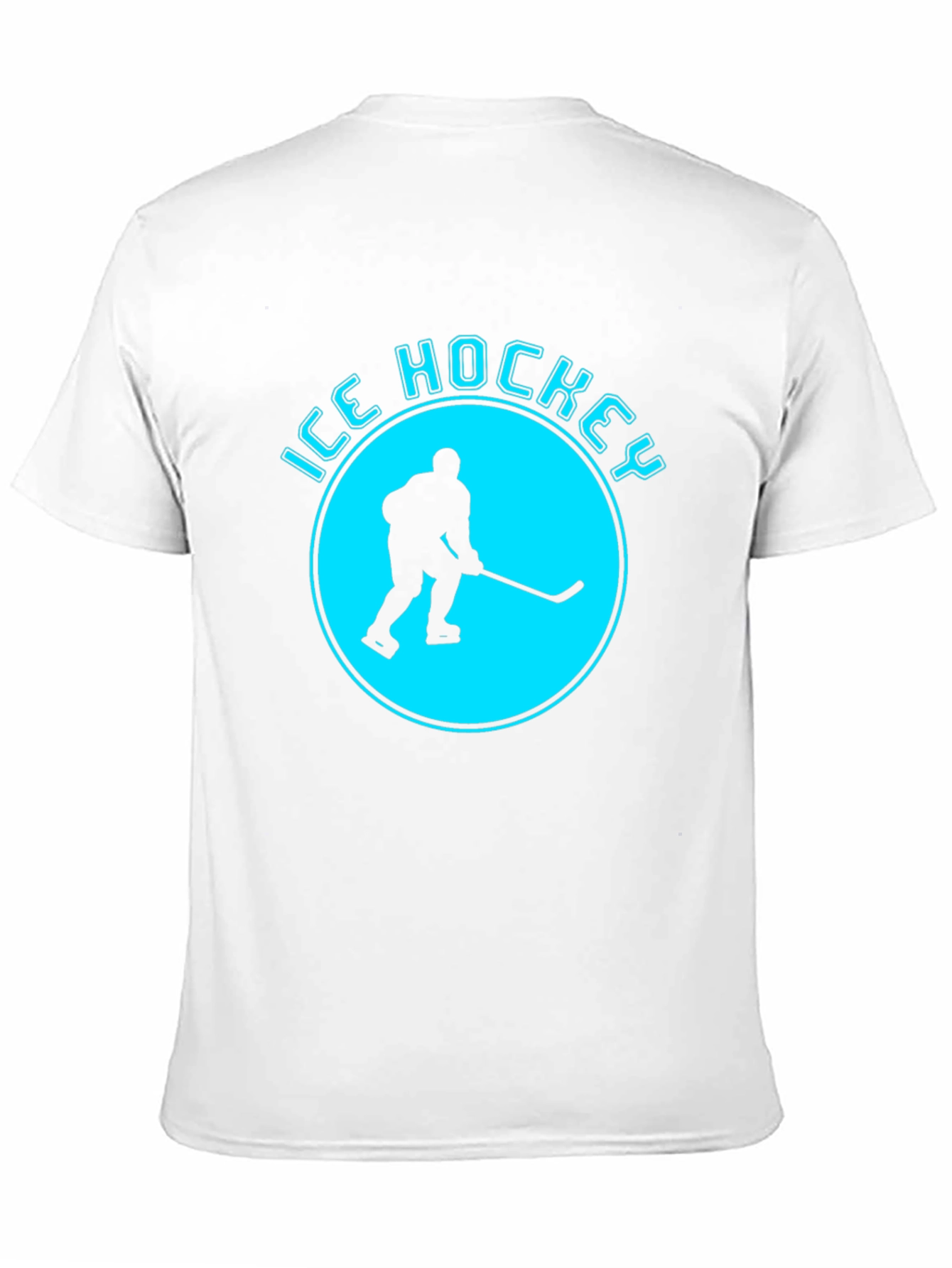 Ice Hockey Graphic T-Shirt - Black