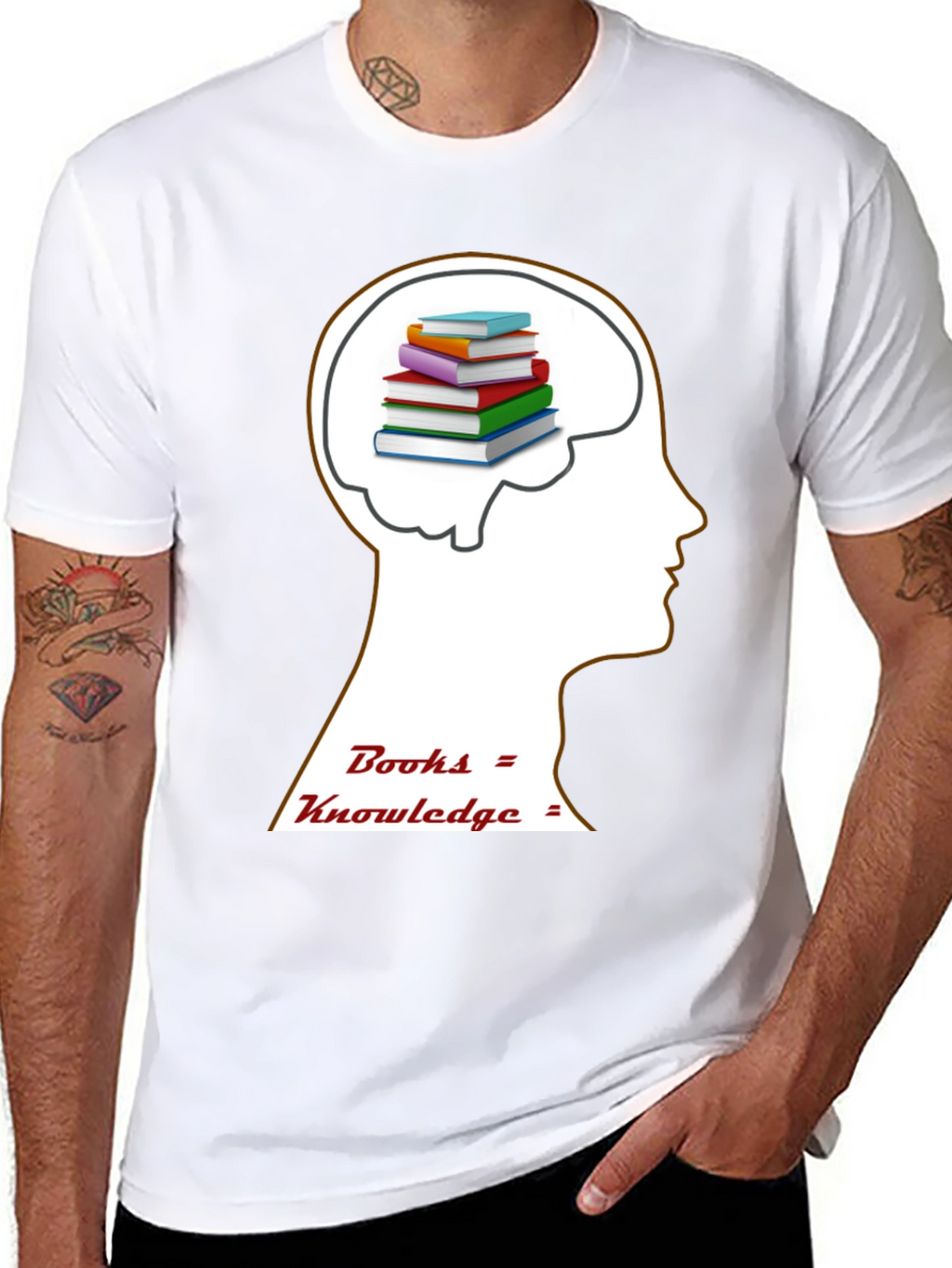 Books = Knowledge Graphic Tee