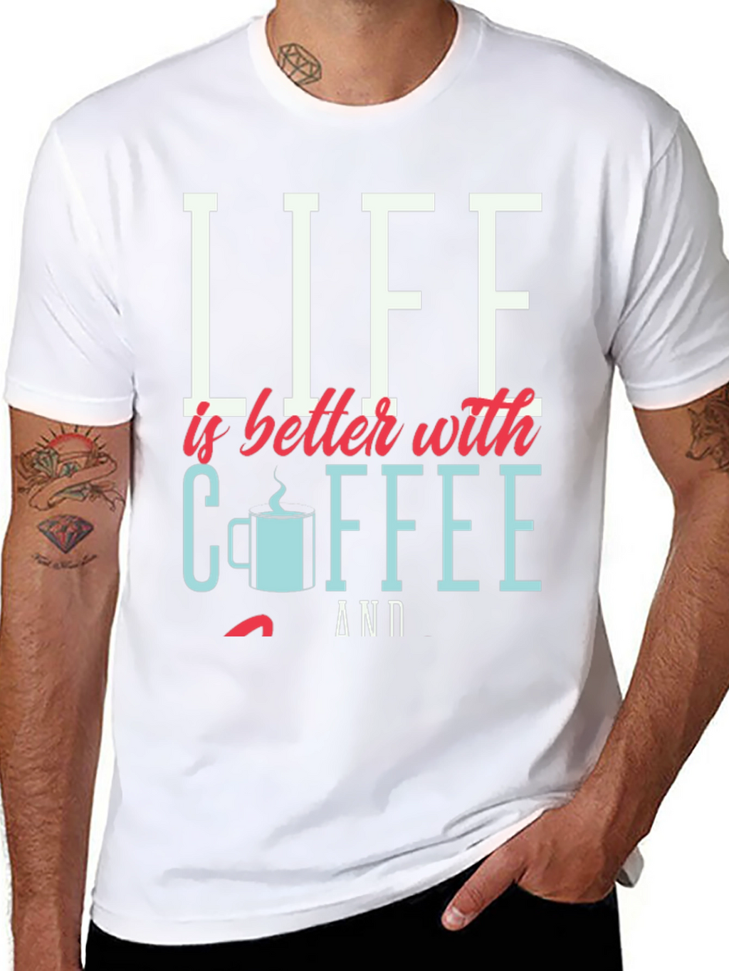Life is Better with Coffee Graphic Tee