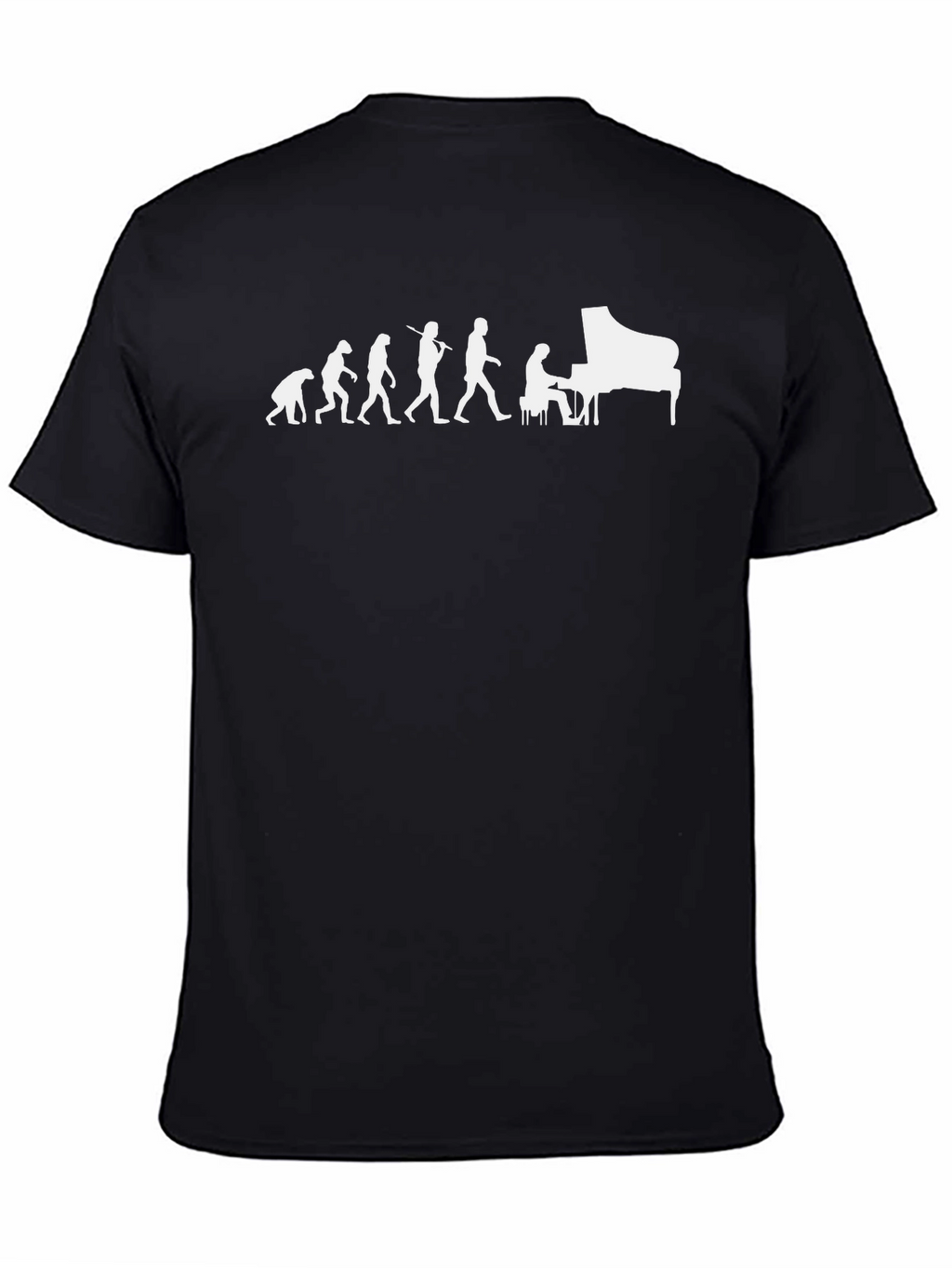Piano Evolution T-Shirt - Music Lover Tee