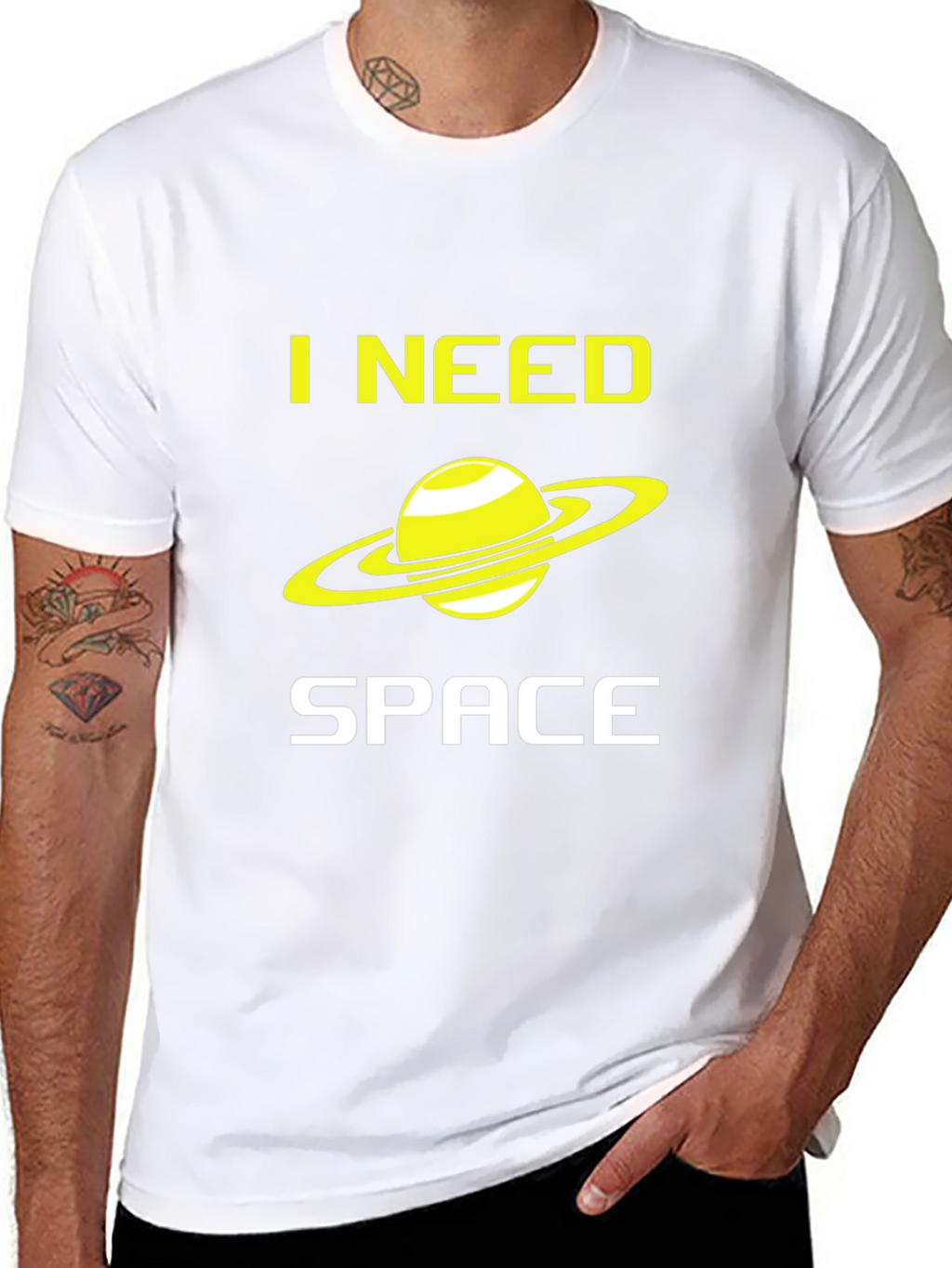 I Need Space T-Shirt - Saturn Graphic Tee