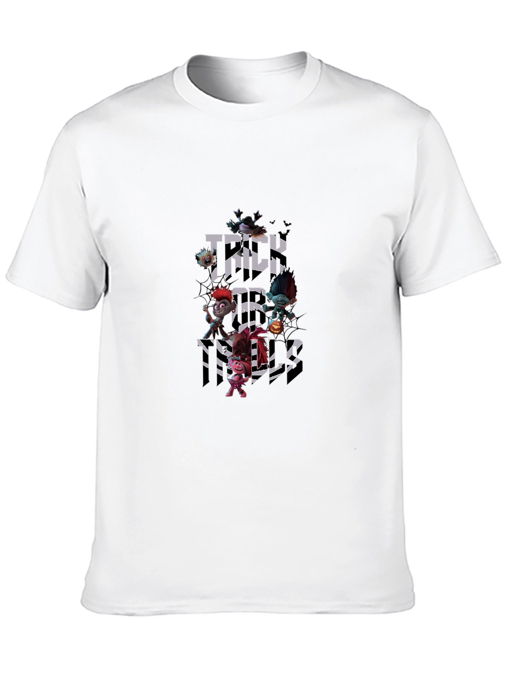 Halloween Trolls Trick or Treat Black T-Shirt