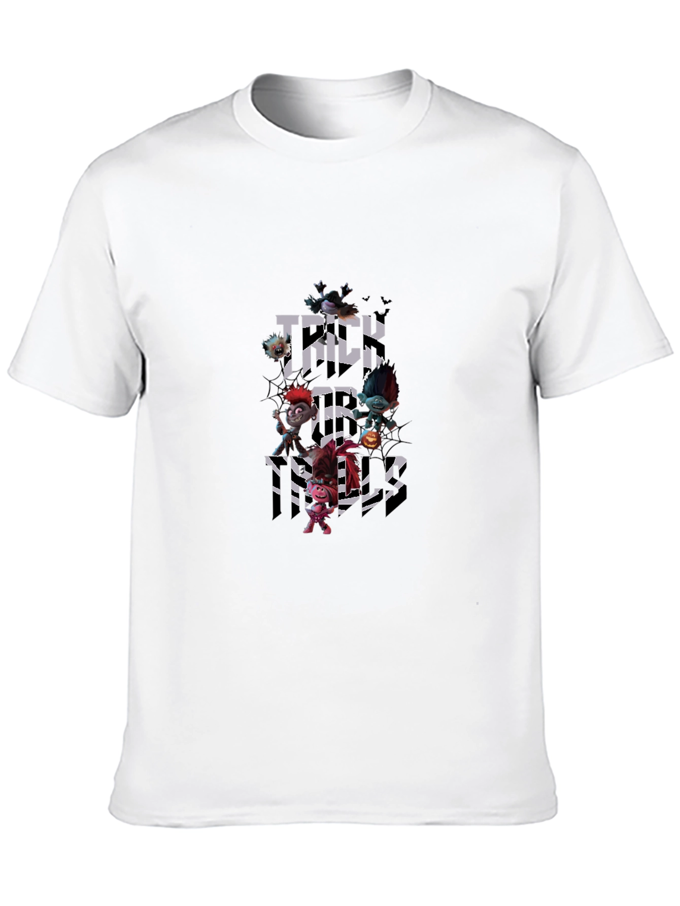 Halloween Trolls Trick or Treat Black T-Shirt