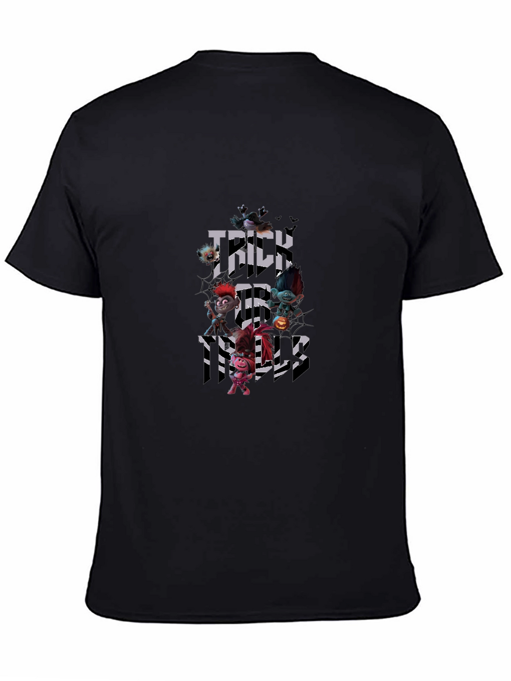 Halloween Trolls Trick or Treat Black T-Shirt