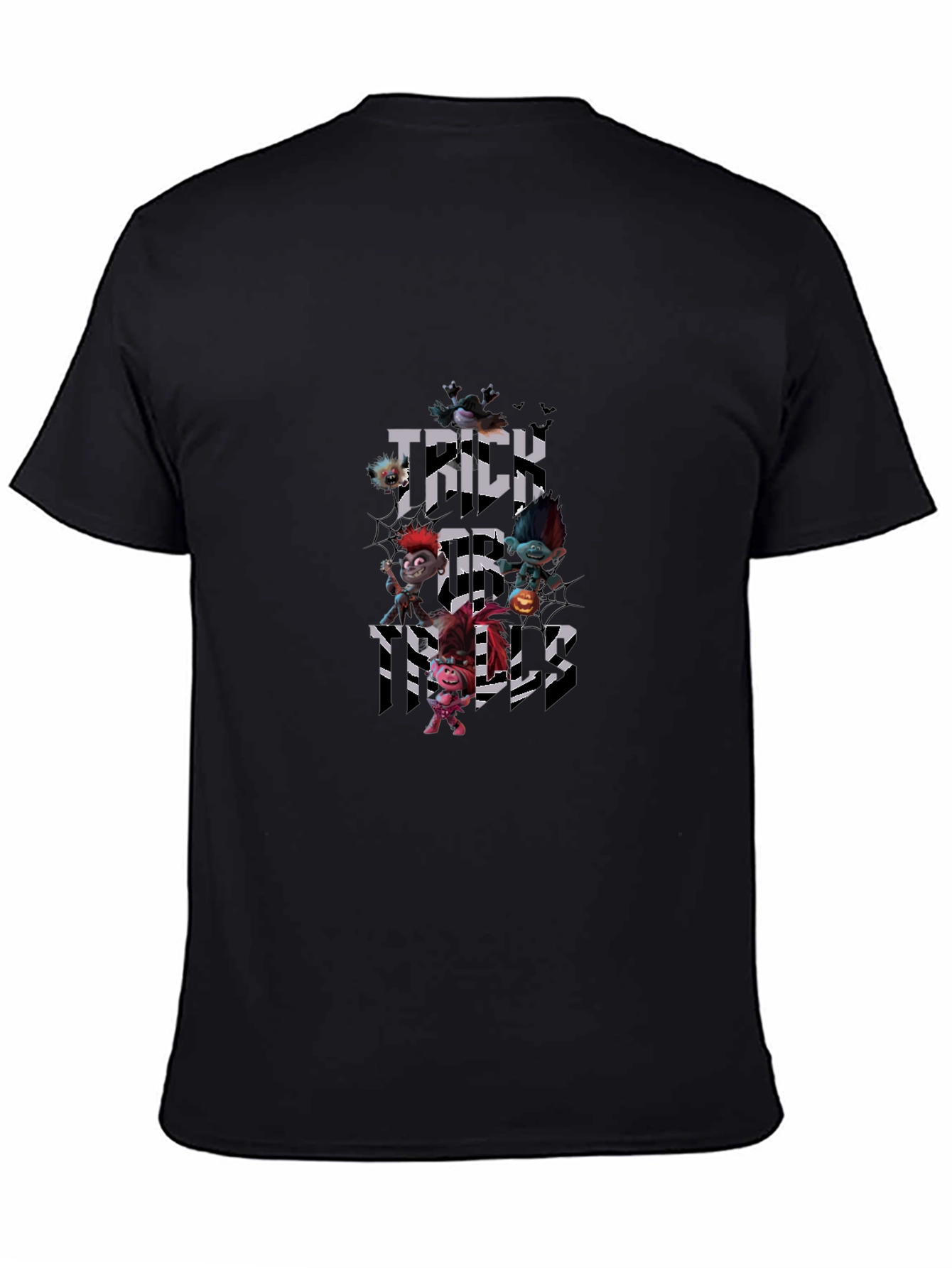 Halloween Trolls Trick or Treat Black T-Shirt
