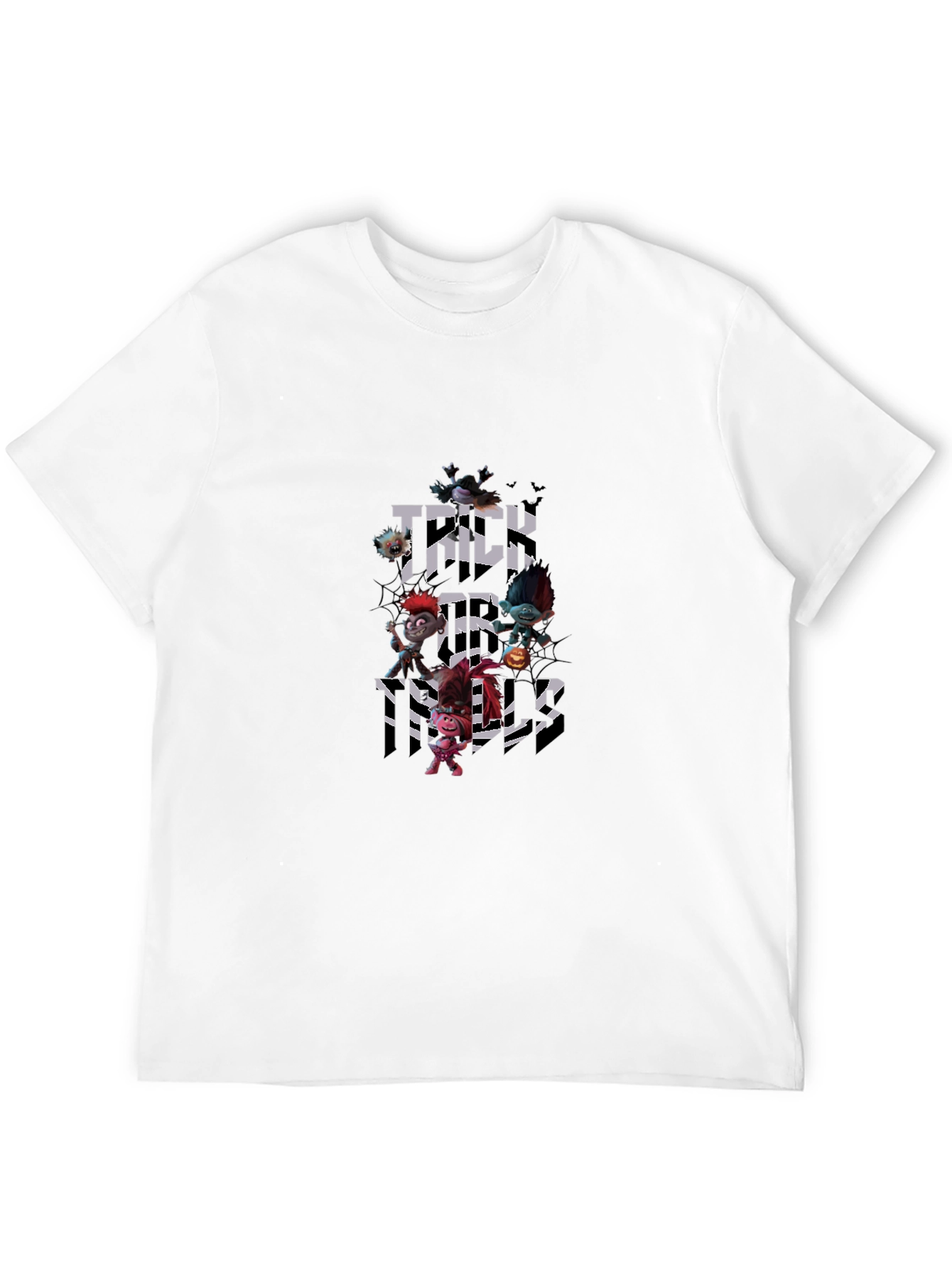 Halloween Trolls Trick or Treat Black T-Shirt
