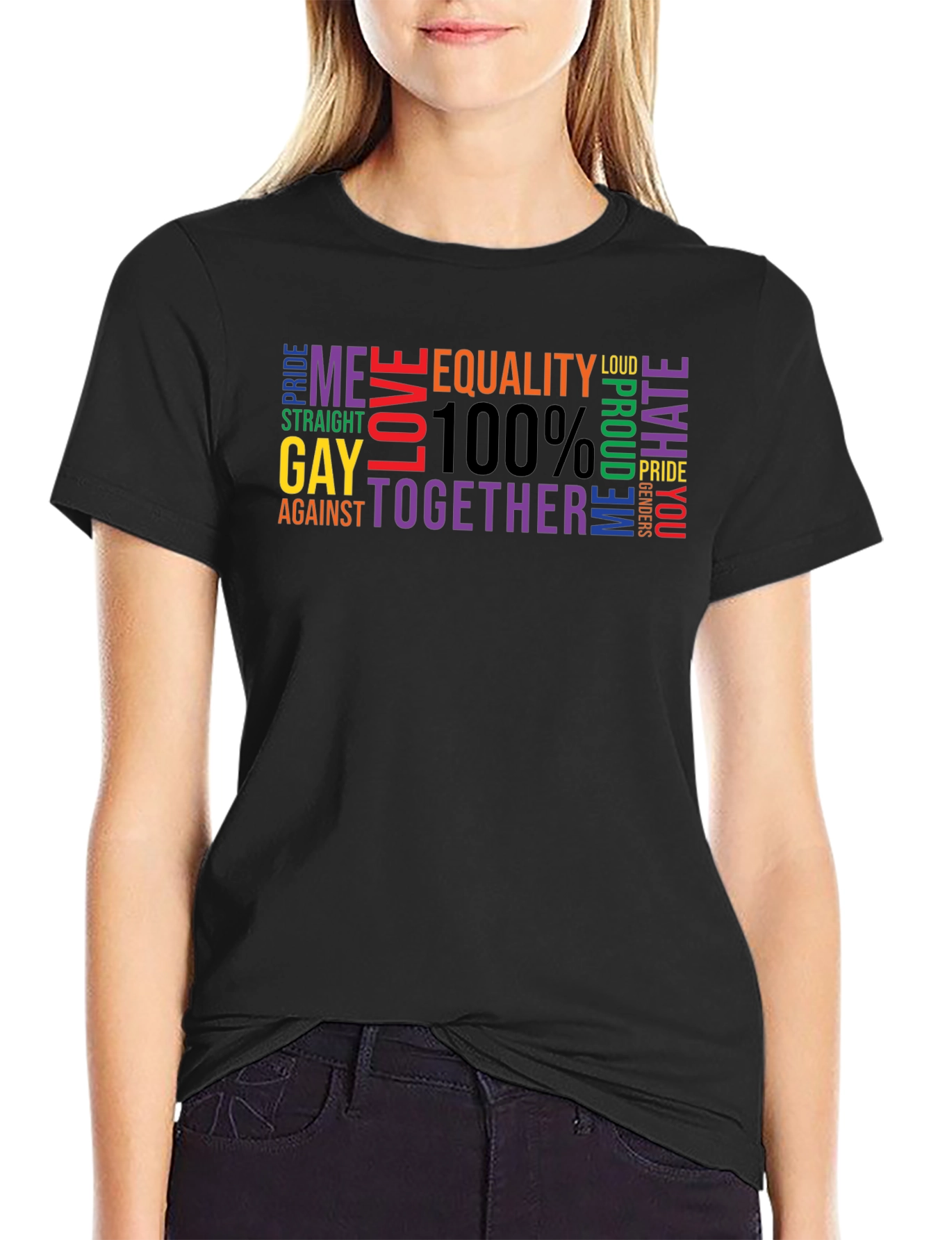 LGBTQ+ Pride Equality Graphic T-Shirt