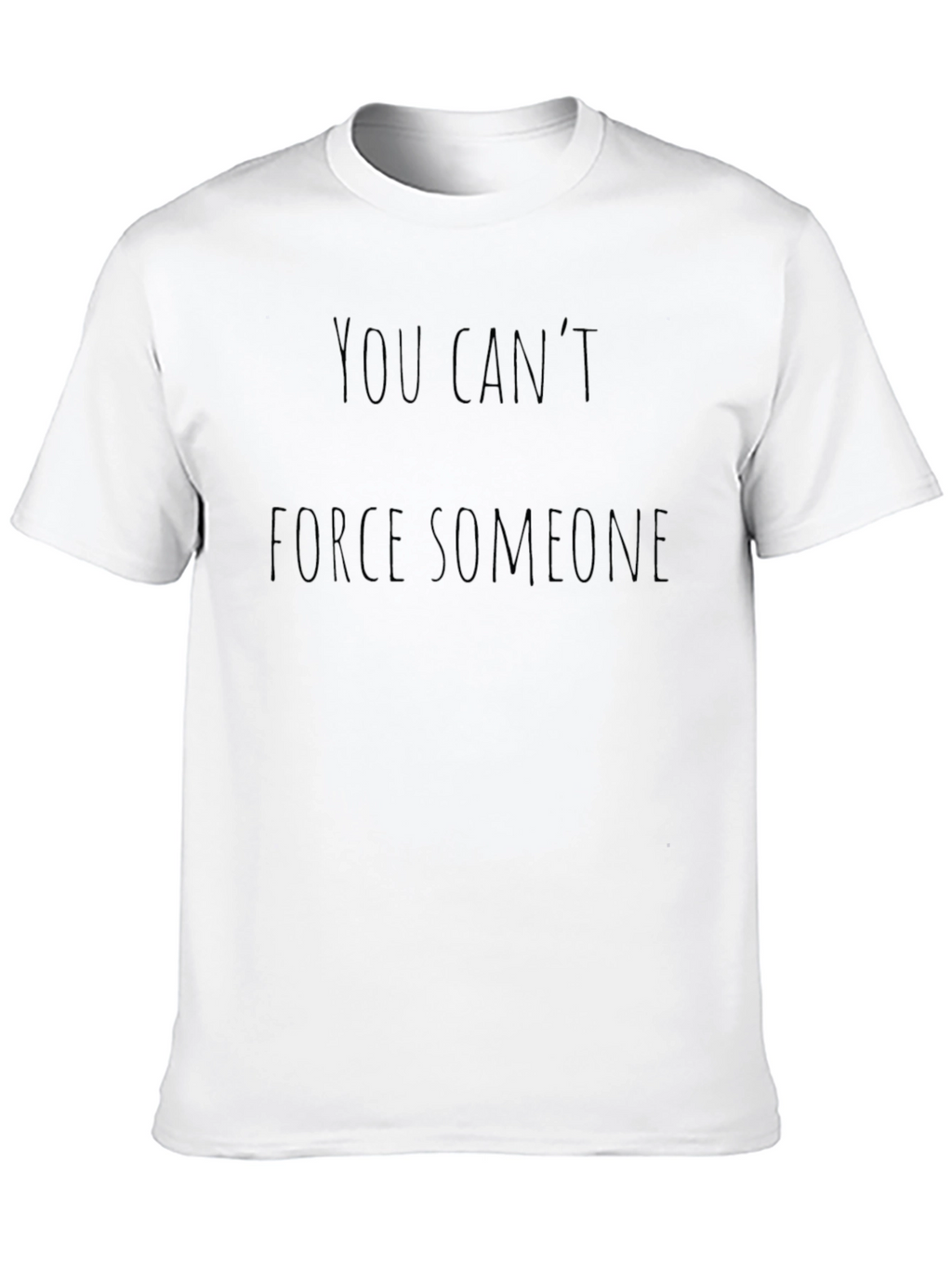 Inspirational Slogan Black T-Shirt