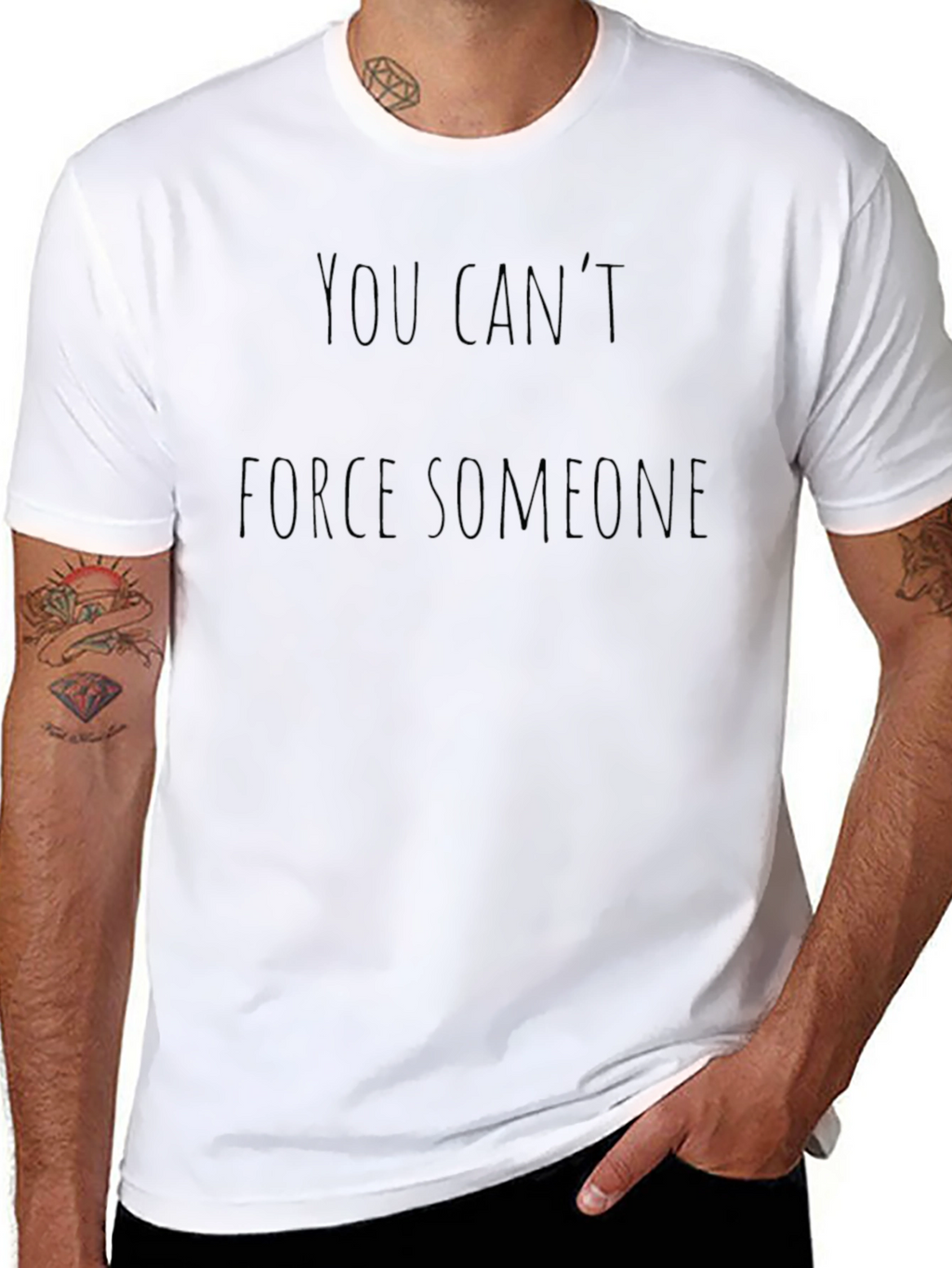 Inspirational Slogan Black T-Shirt
