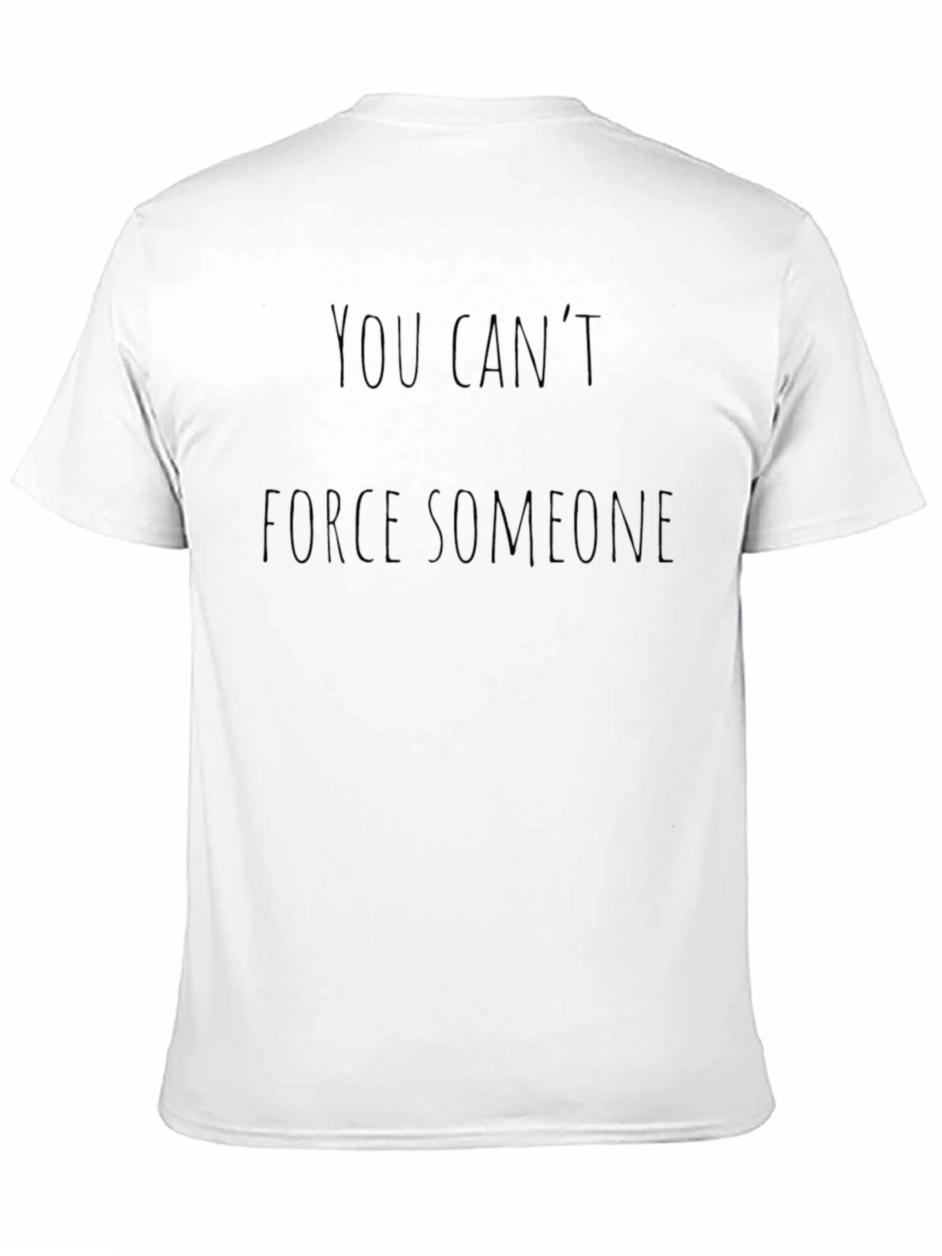 Inspirational Slogan Black T-Shirt