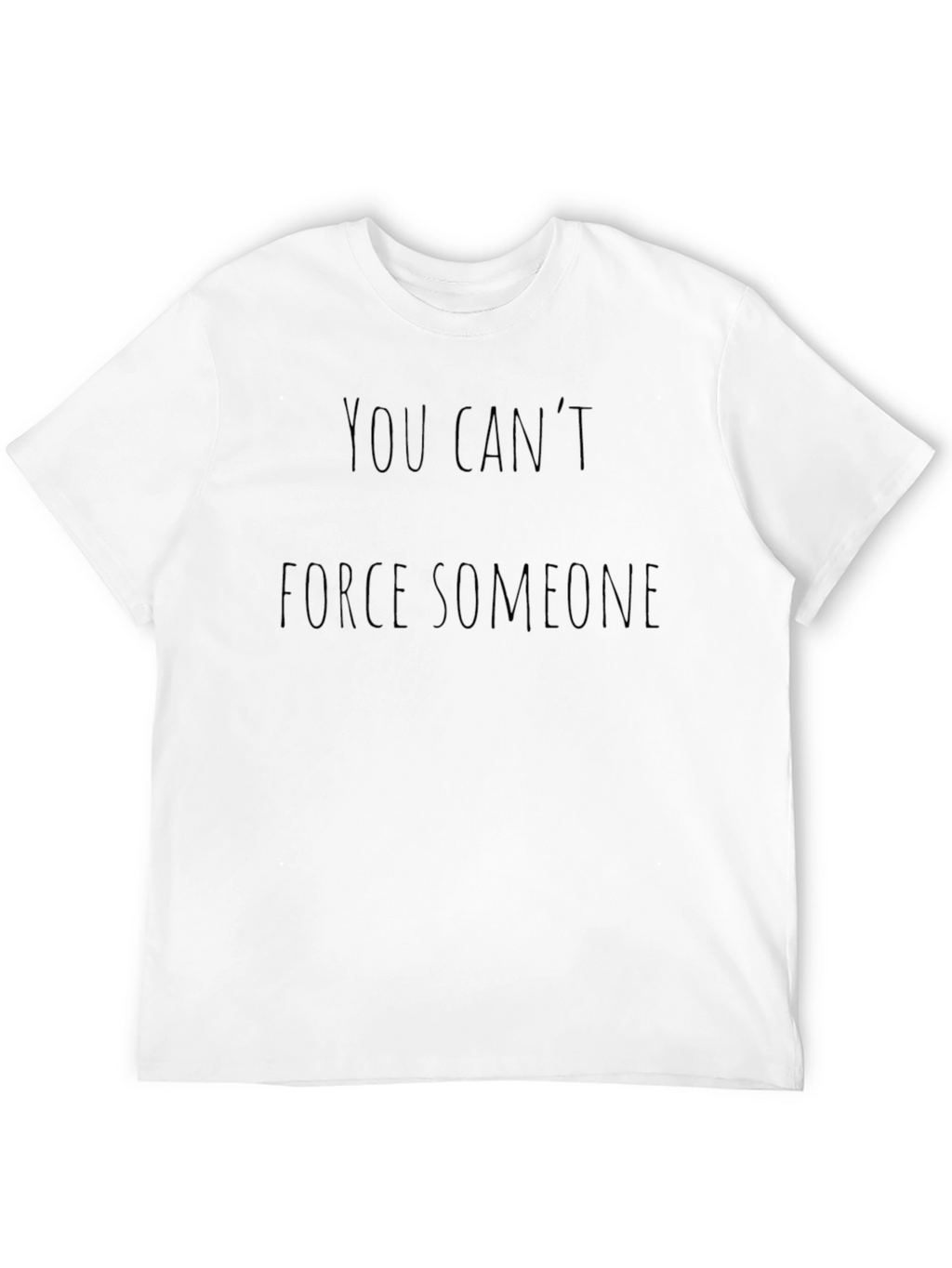 Inspirational Slogan Black T-Shirt