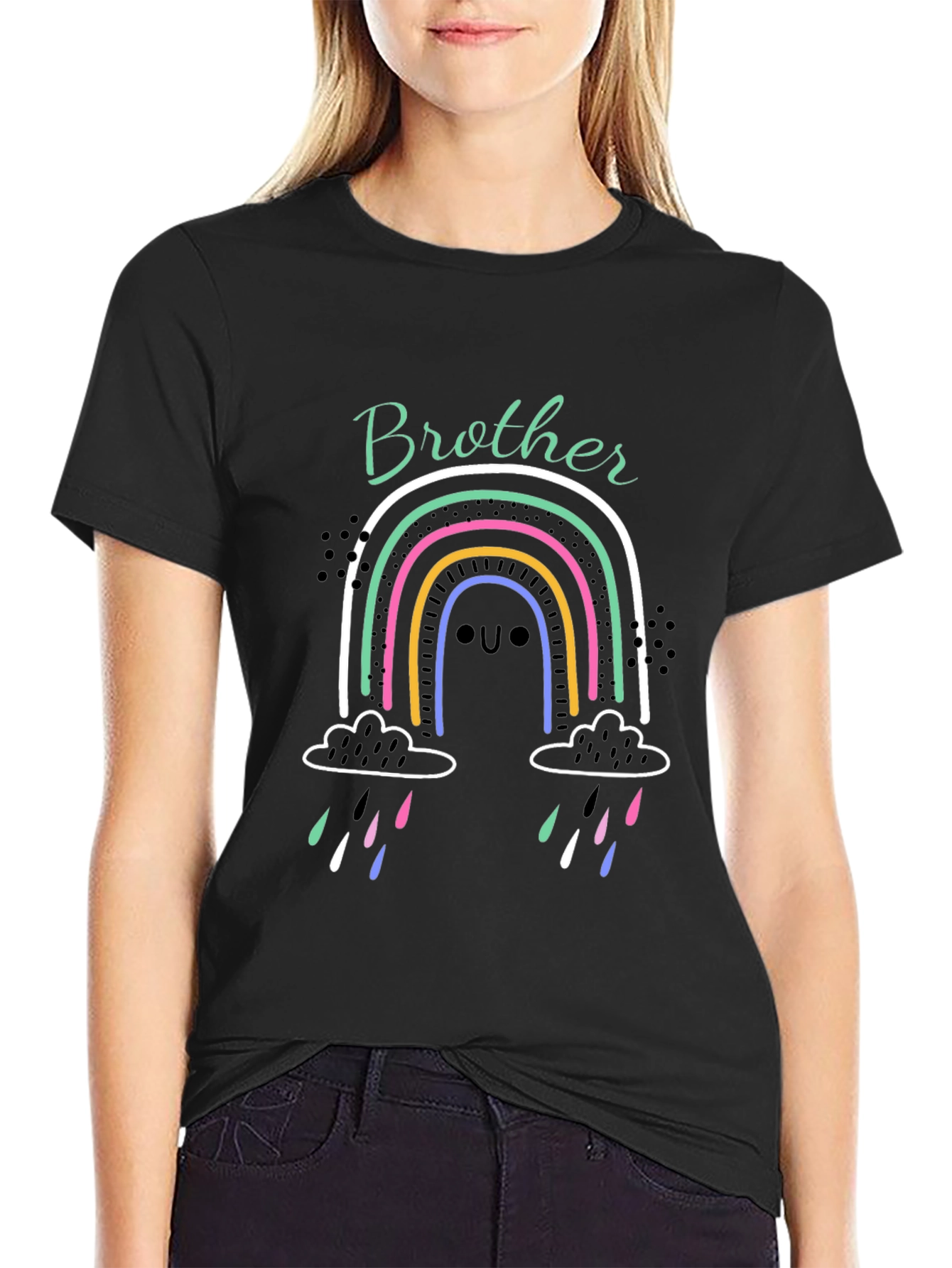 Brother Rainbow Graphic Tee